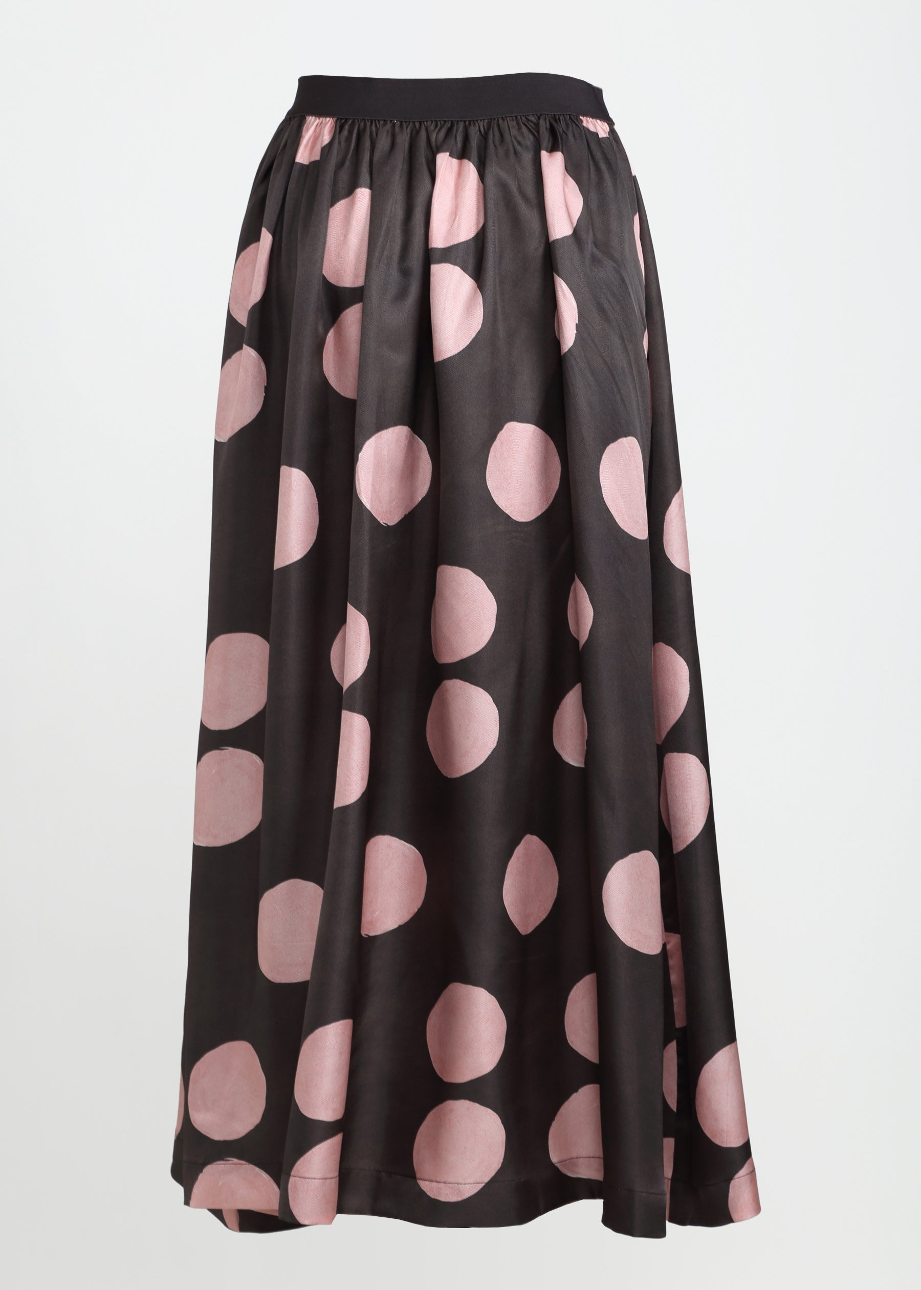 Arte Dot Silk Skirt