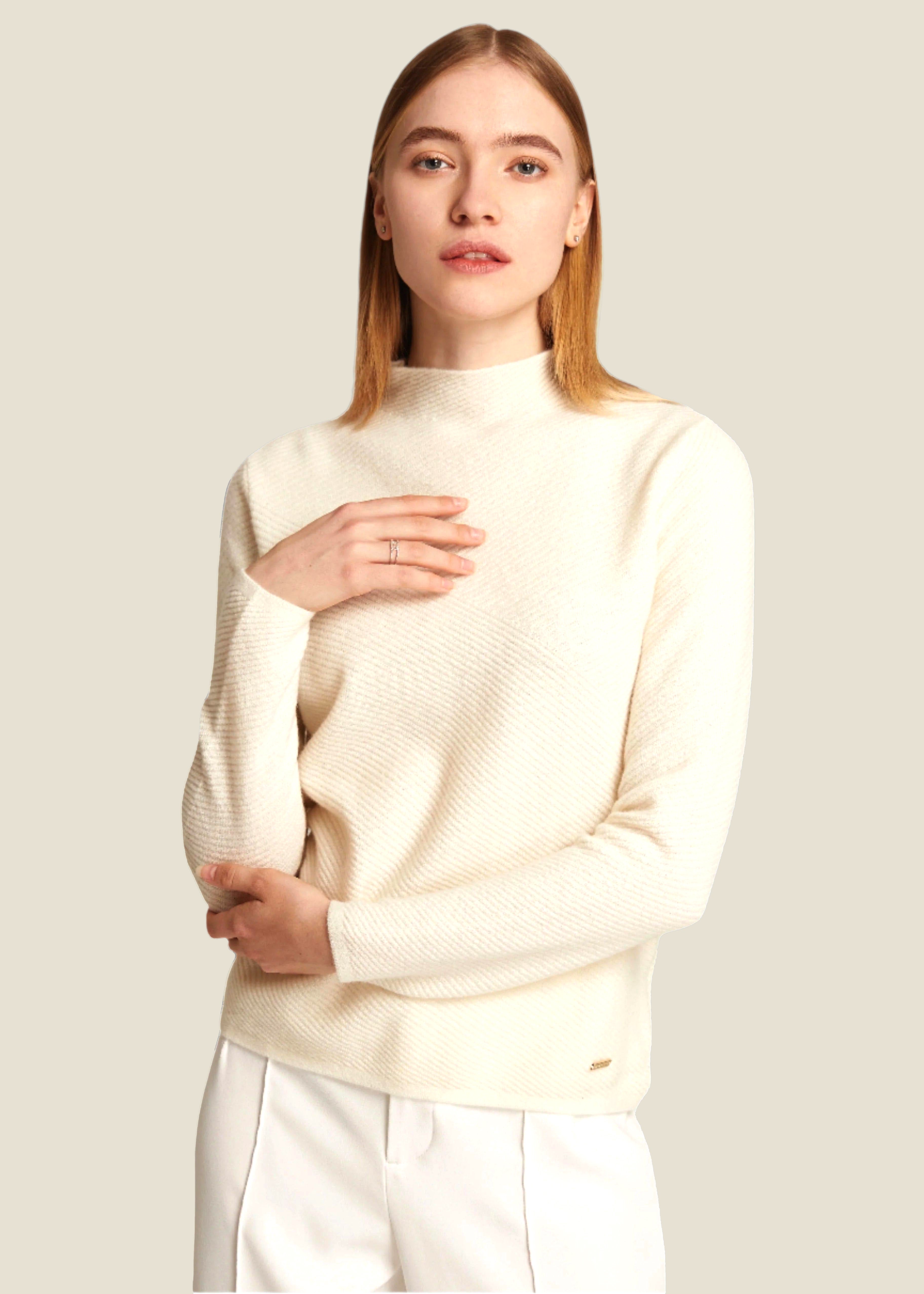 Caldo Mock Neck Cashmere Jumper