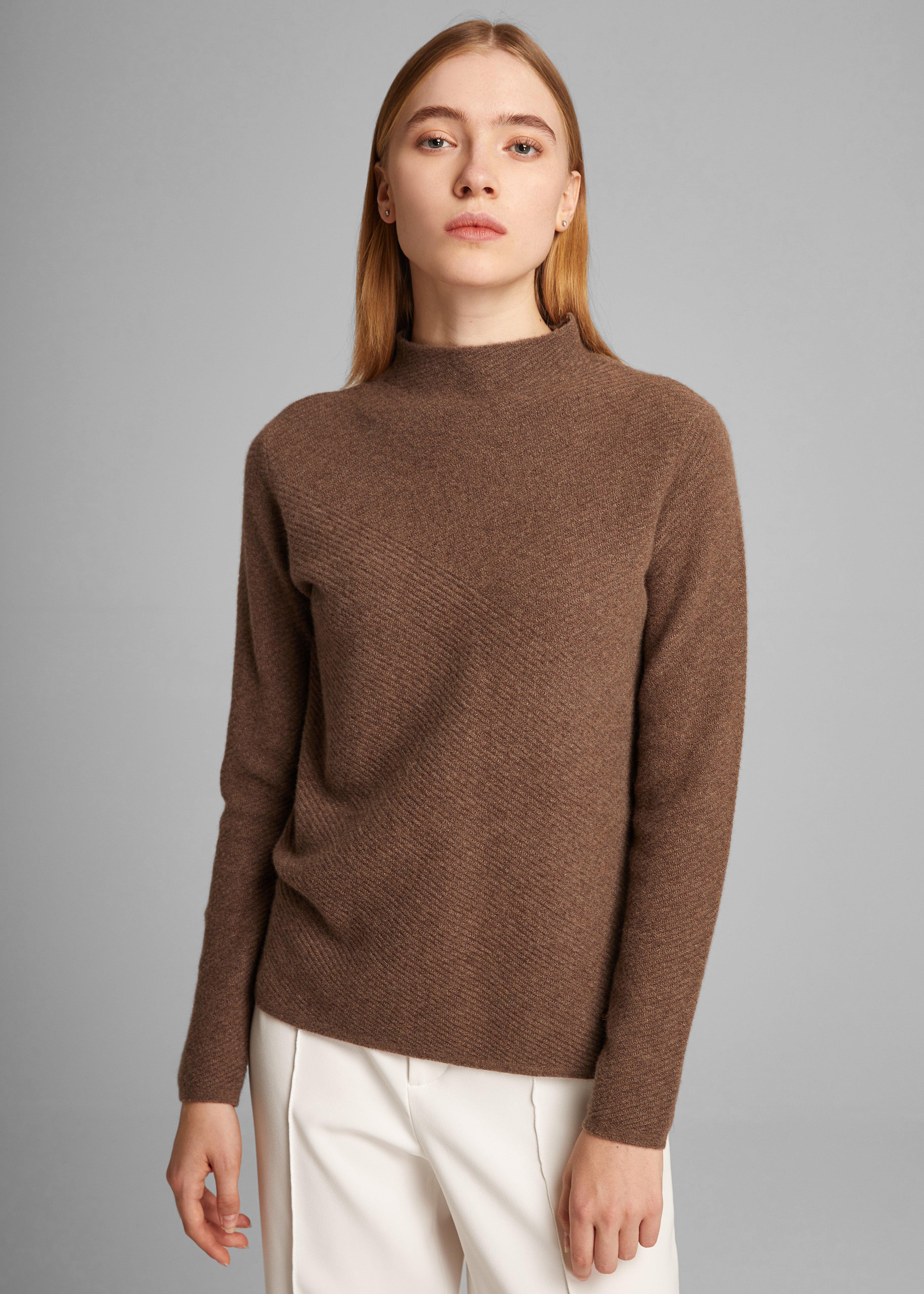 Caldo Mock Neck Cashmere Jumper
