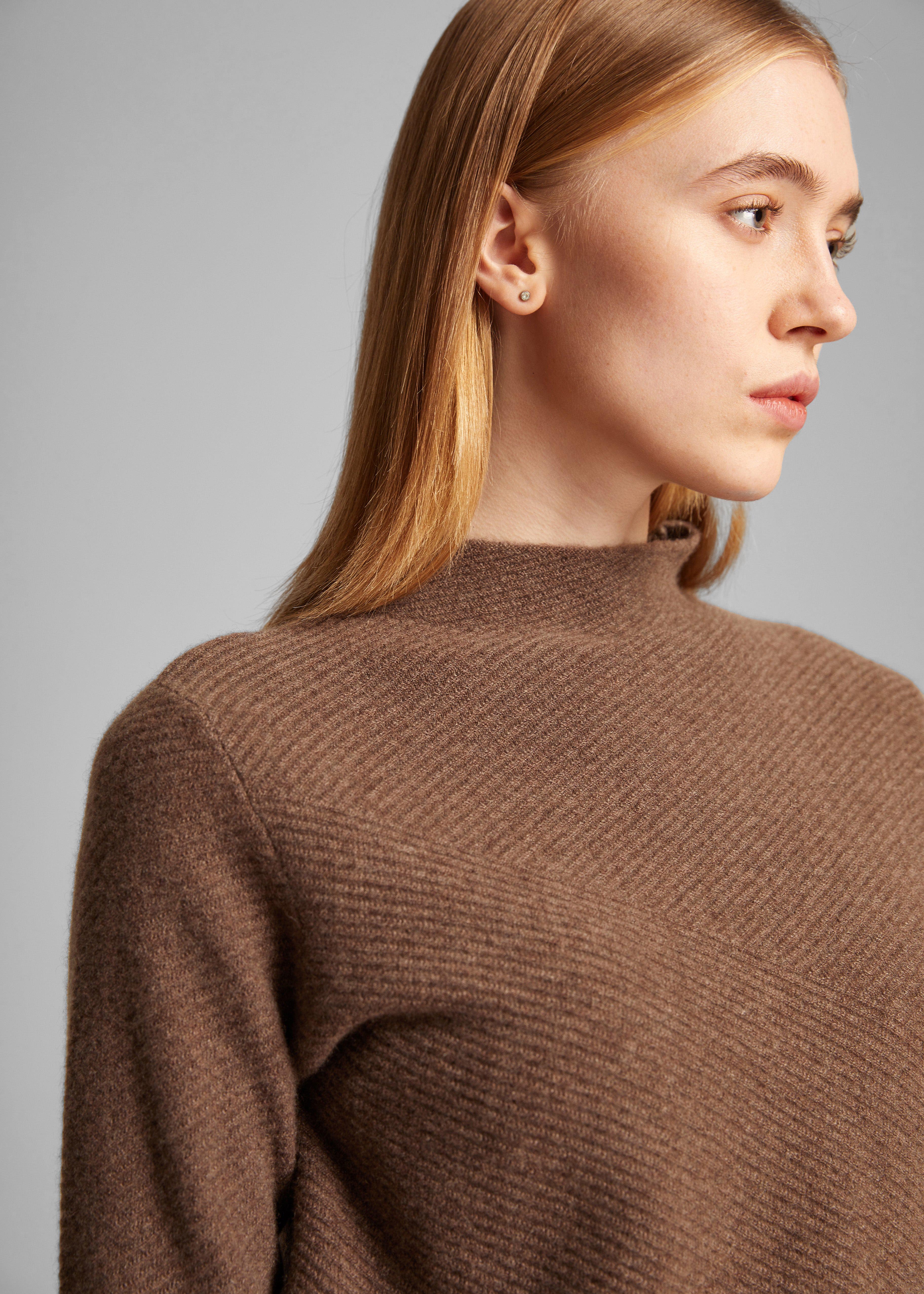 Caldo Mock Neck Cashmere Jumper
