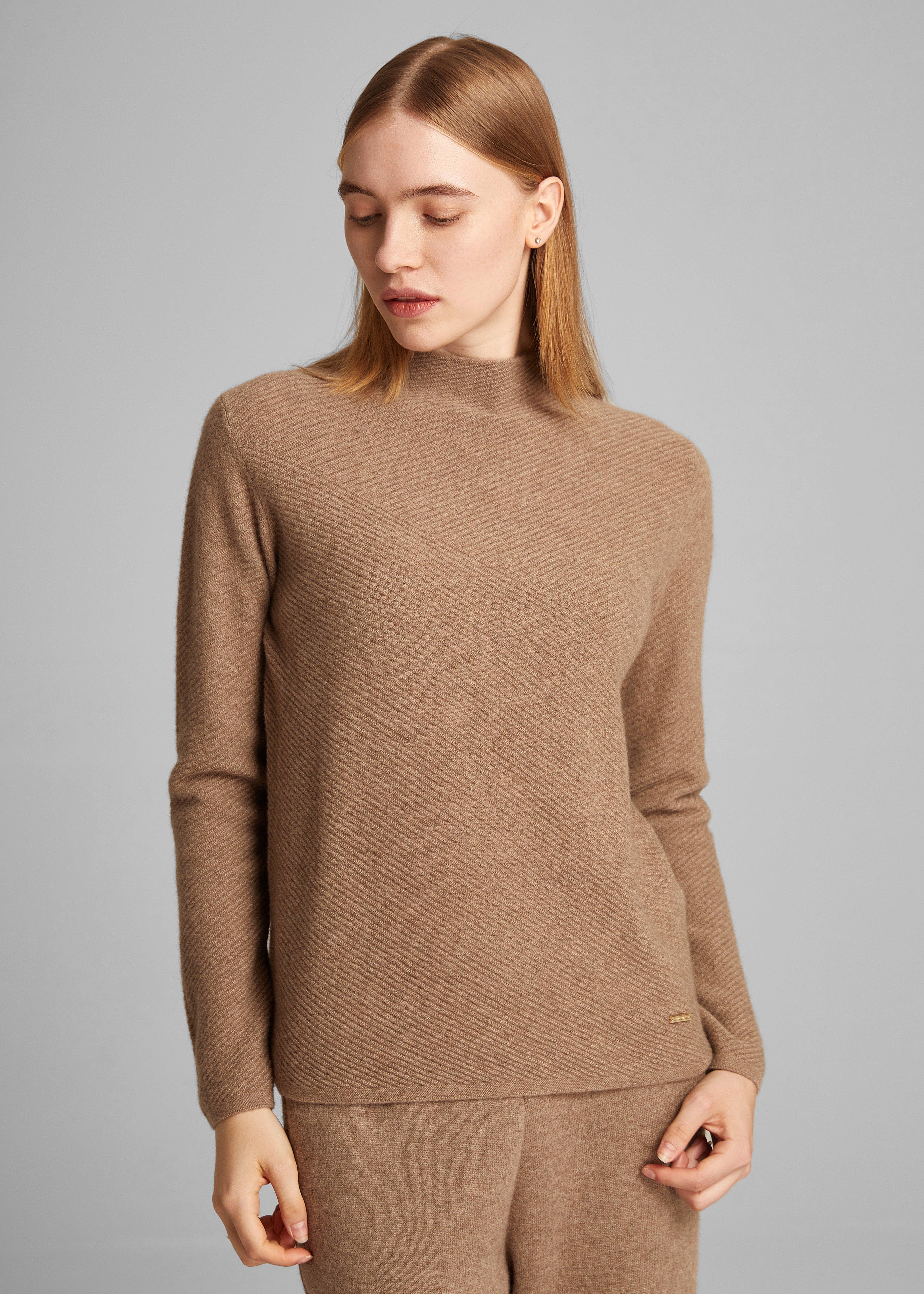Caldo Mock Neck Cashmere Jumper