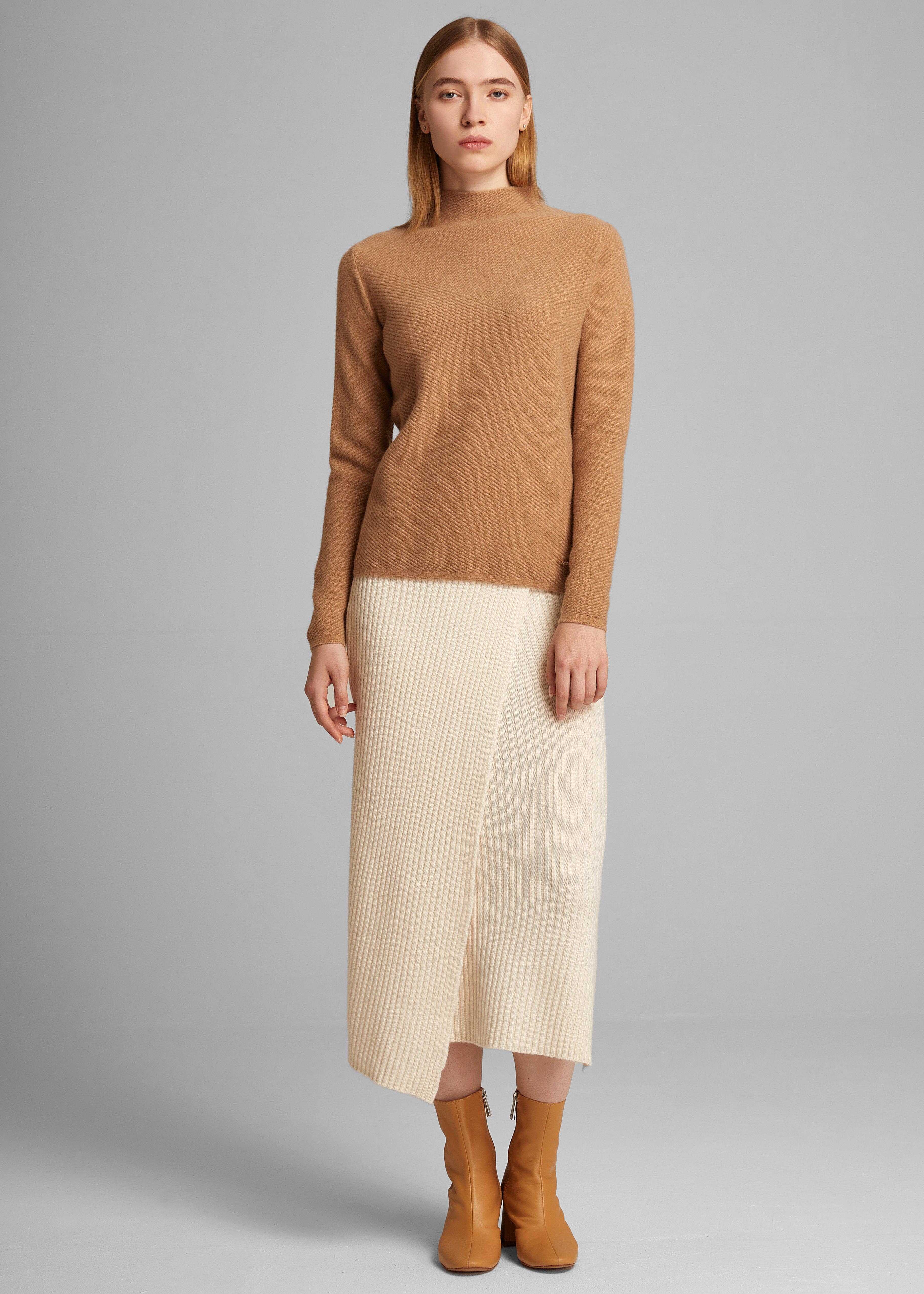 Caldo Mock Neck Cashmere Jumper