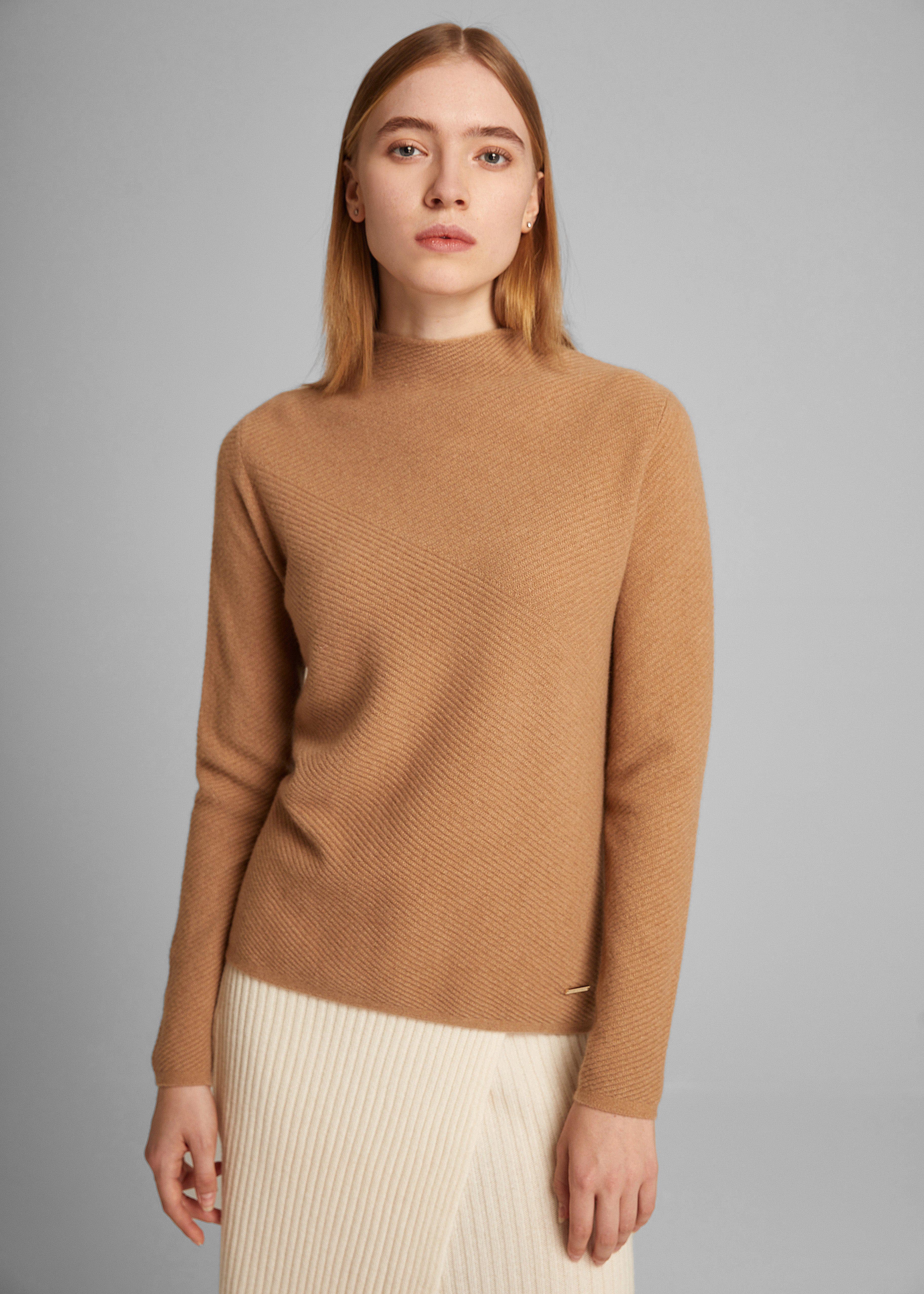 Caldo Mock Neck Cashmere Jumper