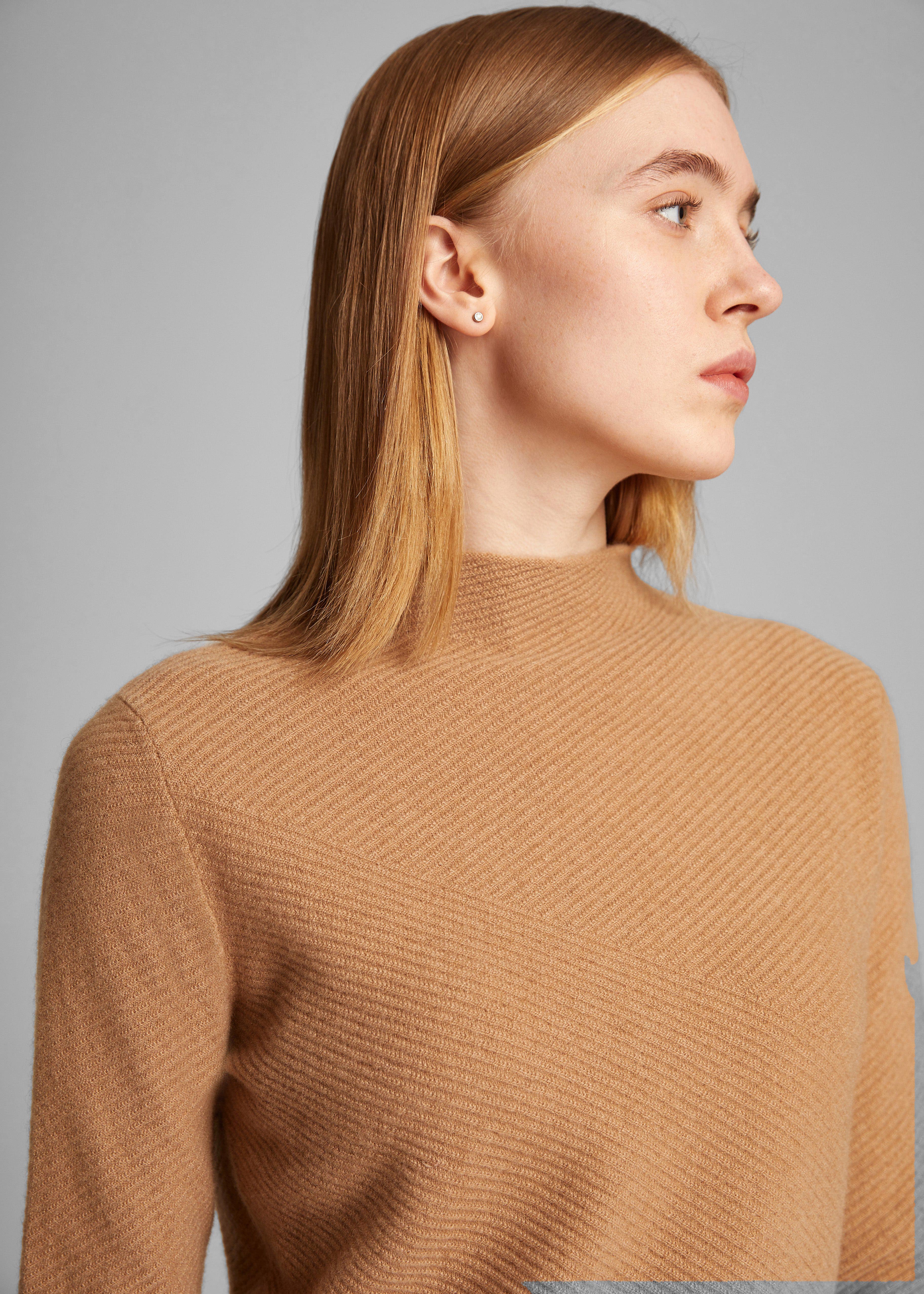 Caldo Mock Neck Cashmere Jumper