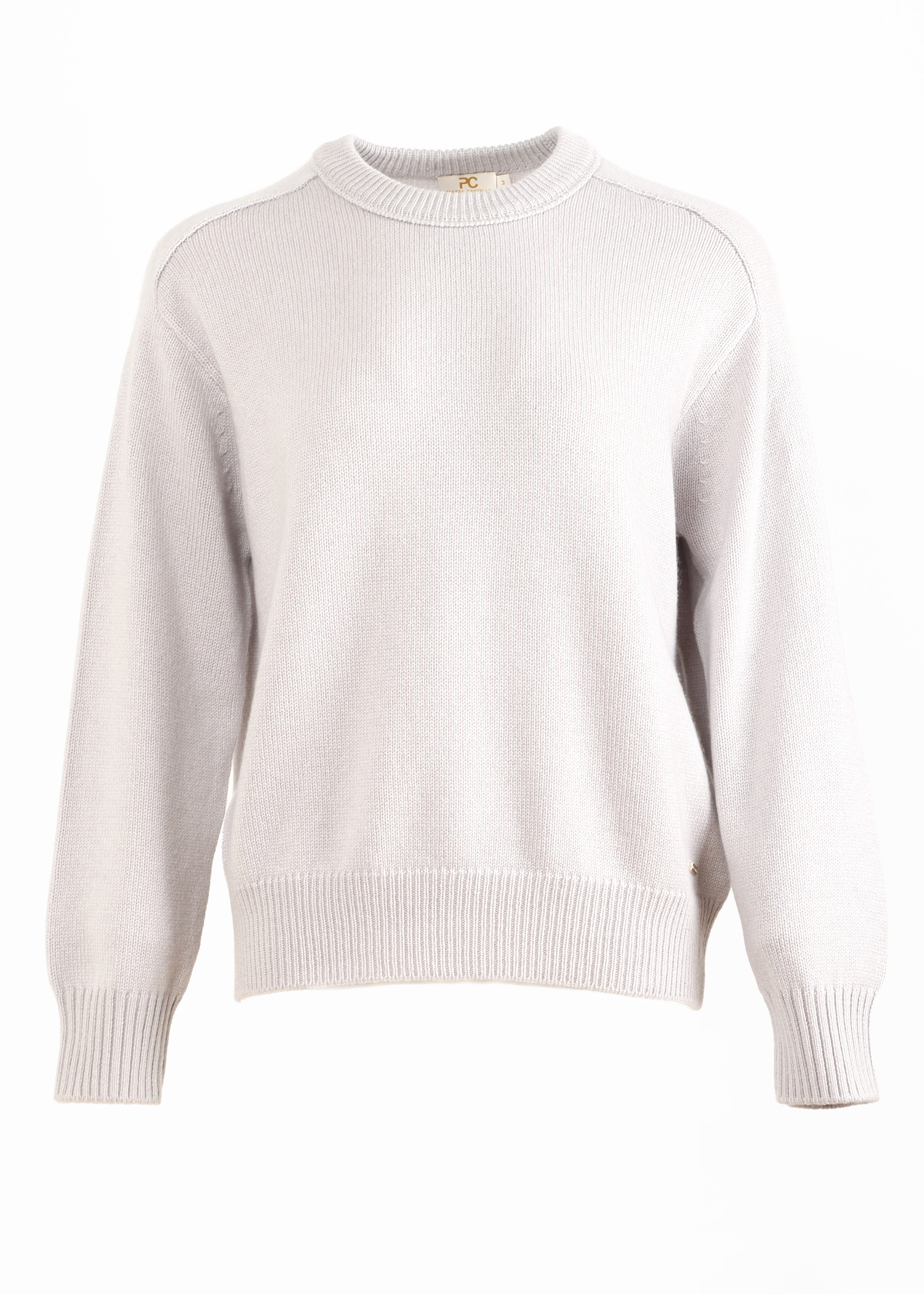 Basic Round Neck Cashmere Jumper