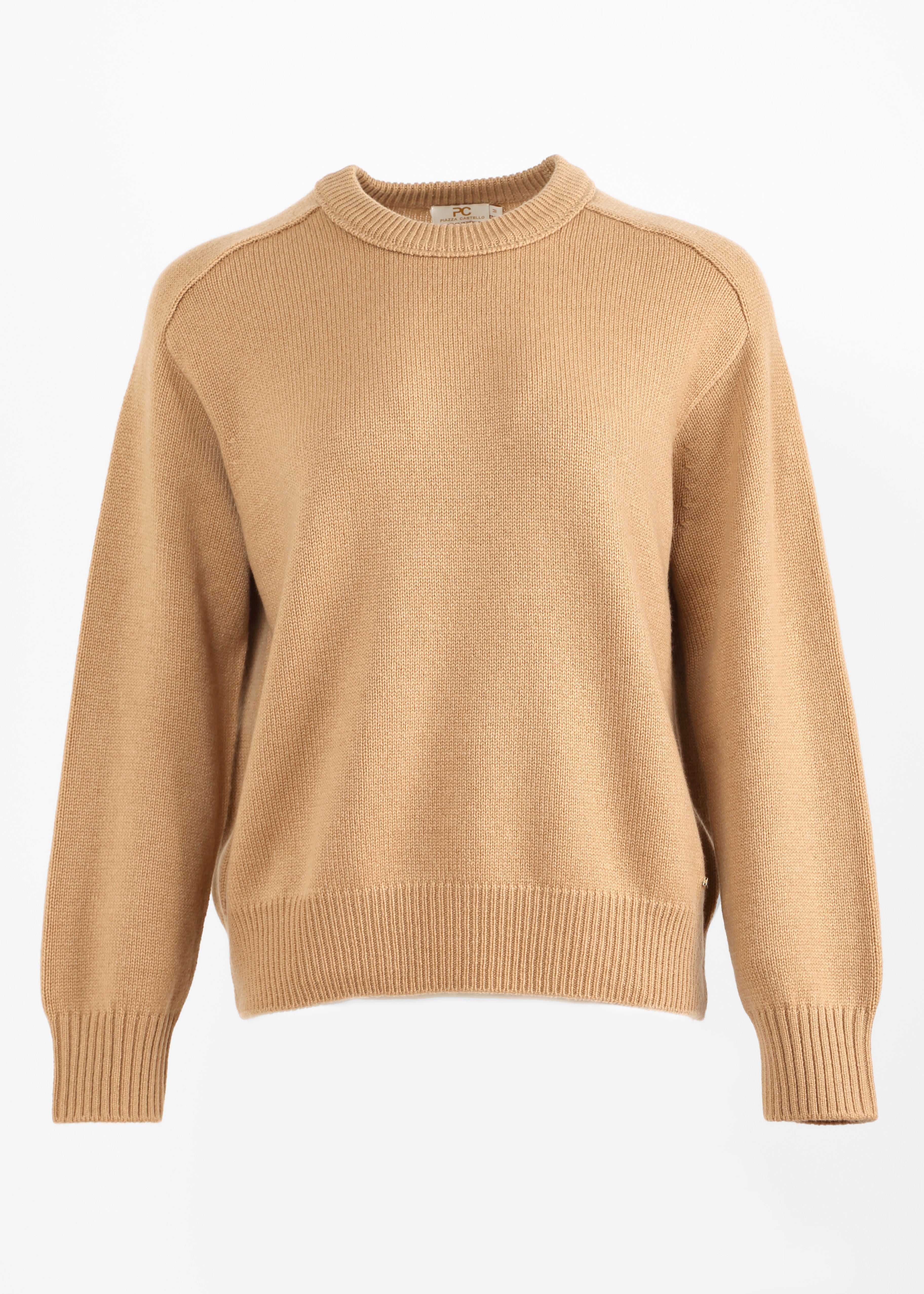 Basic Round Neck Cashmere Jumper