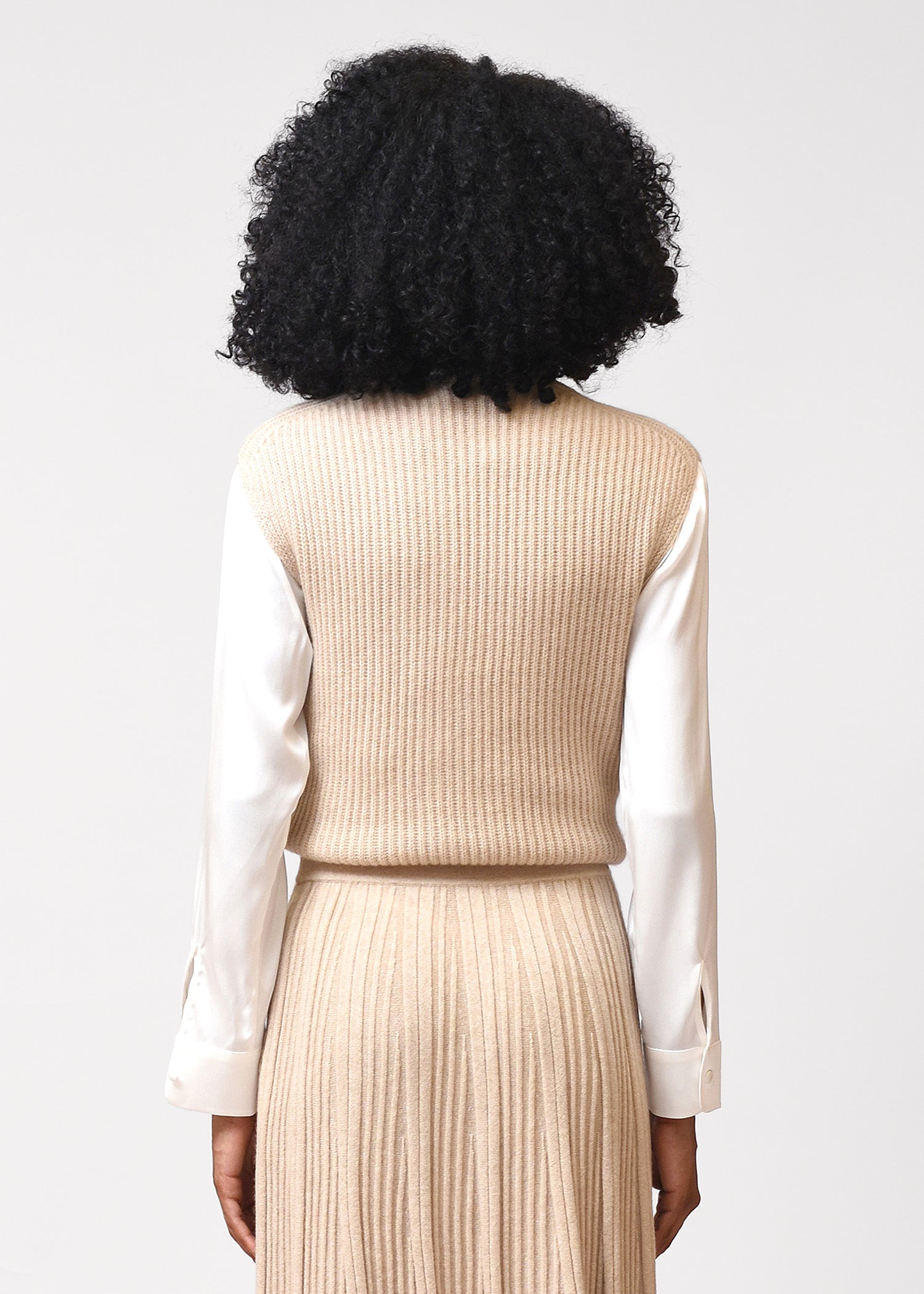 Vittoria Half-Zip Cashmere Vest