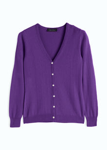 Costanza V-Neck Cashmere Cardigan