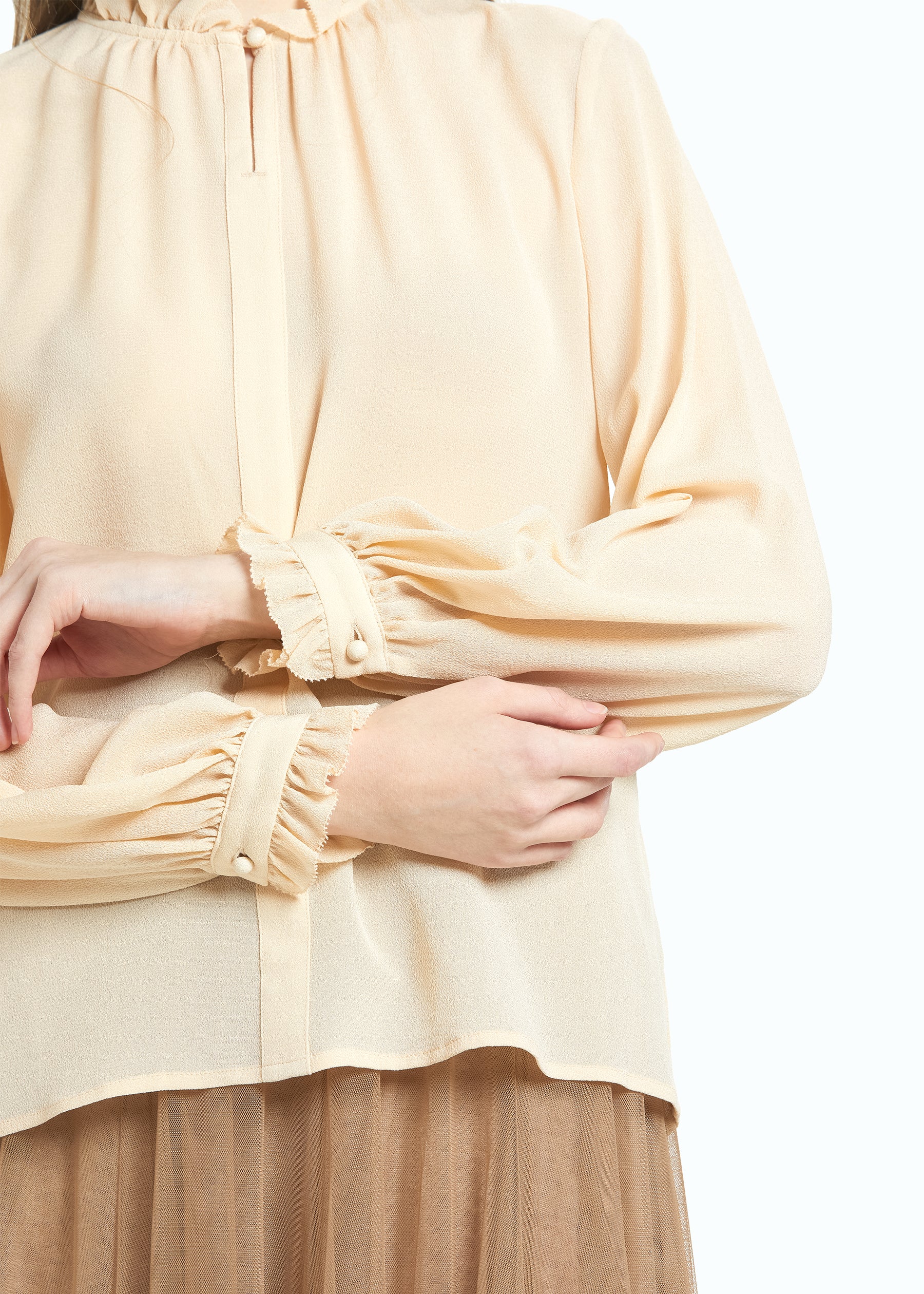 Camelia Silk Blouse