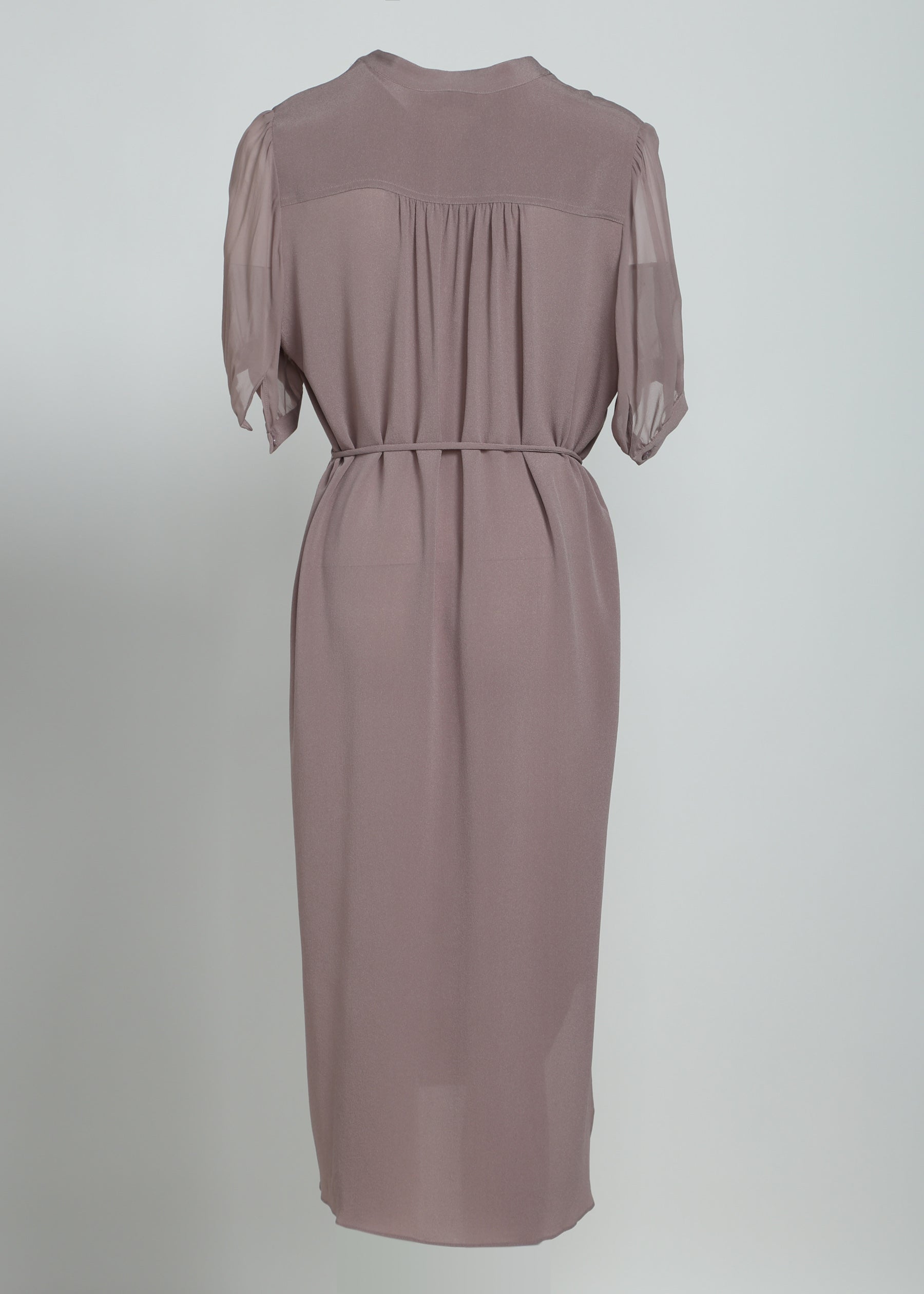 V Neck Eco-Silk Dress