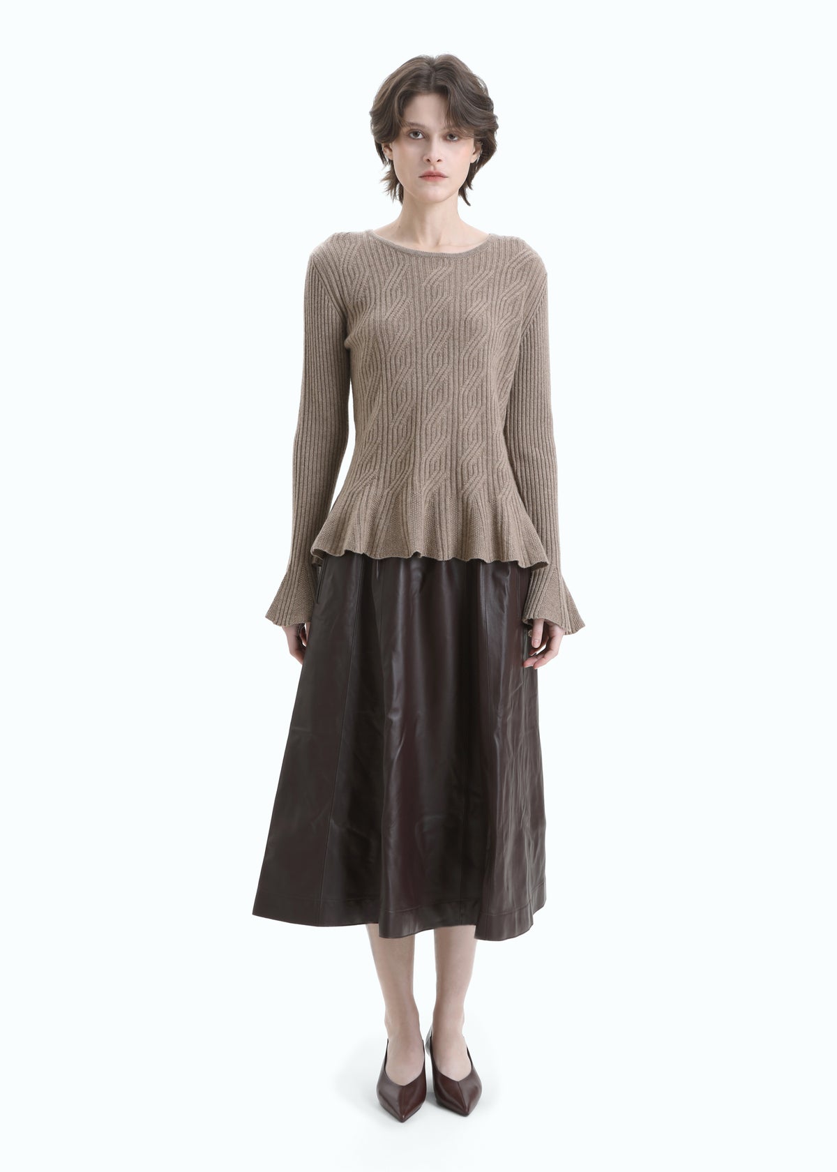 Ravena Leather Skirt