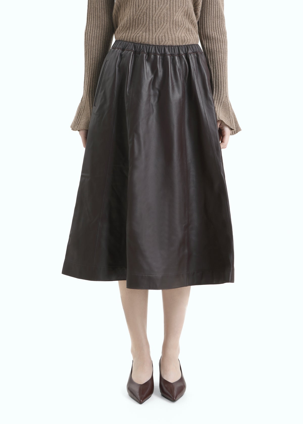 Ravena Leather Skirt