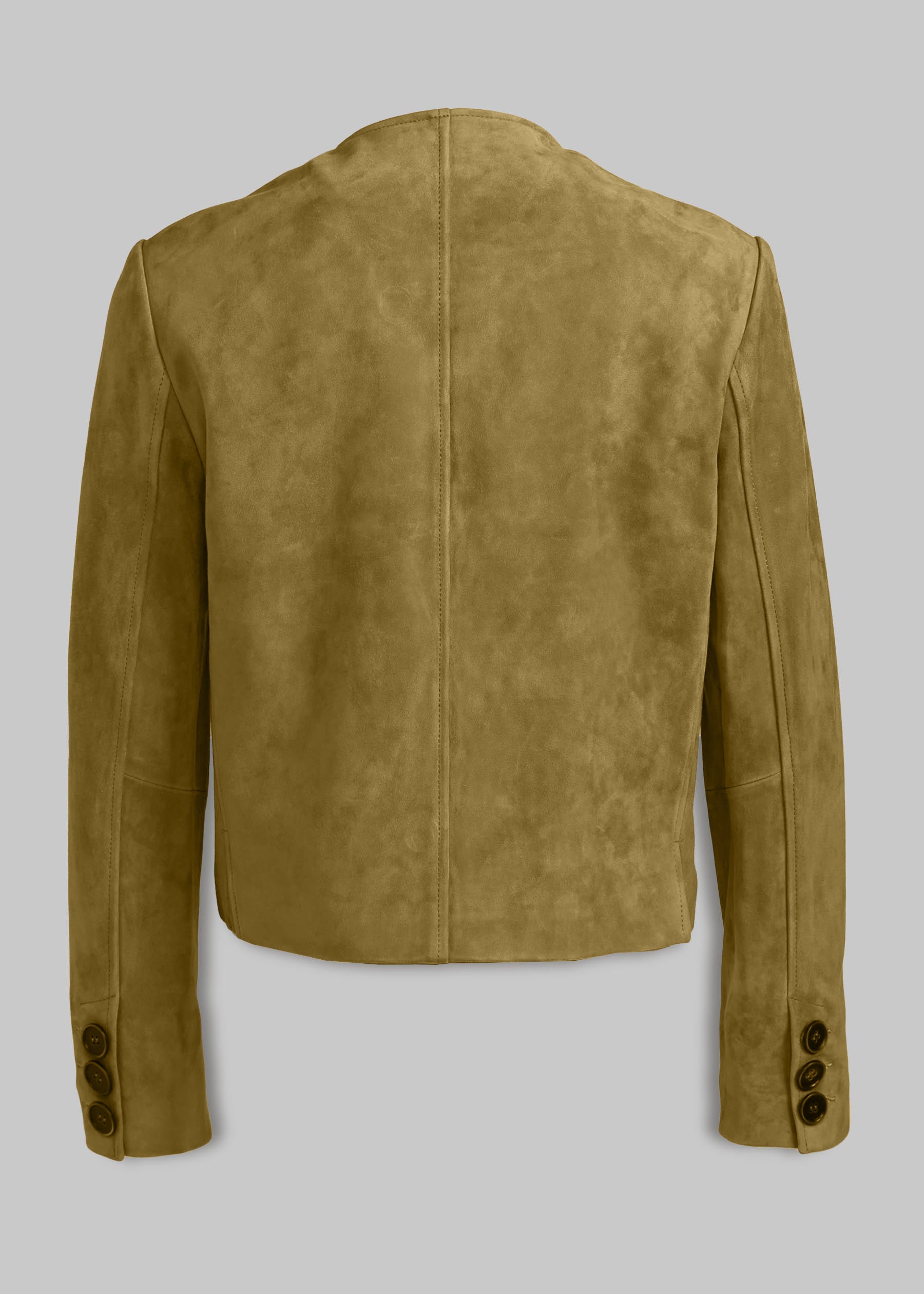 Sontuoso Suede Leather Boxy Jacket