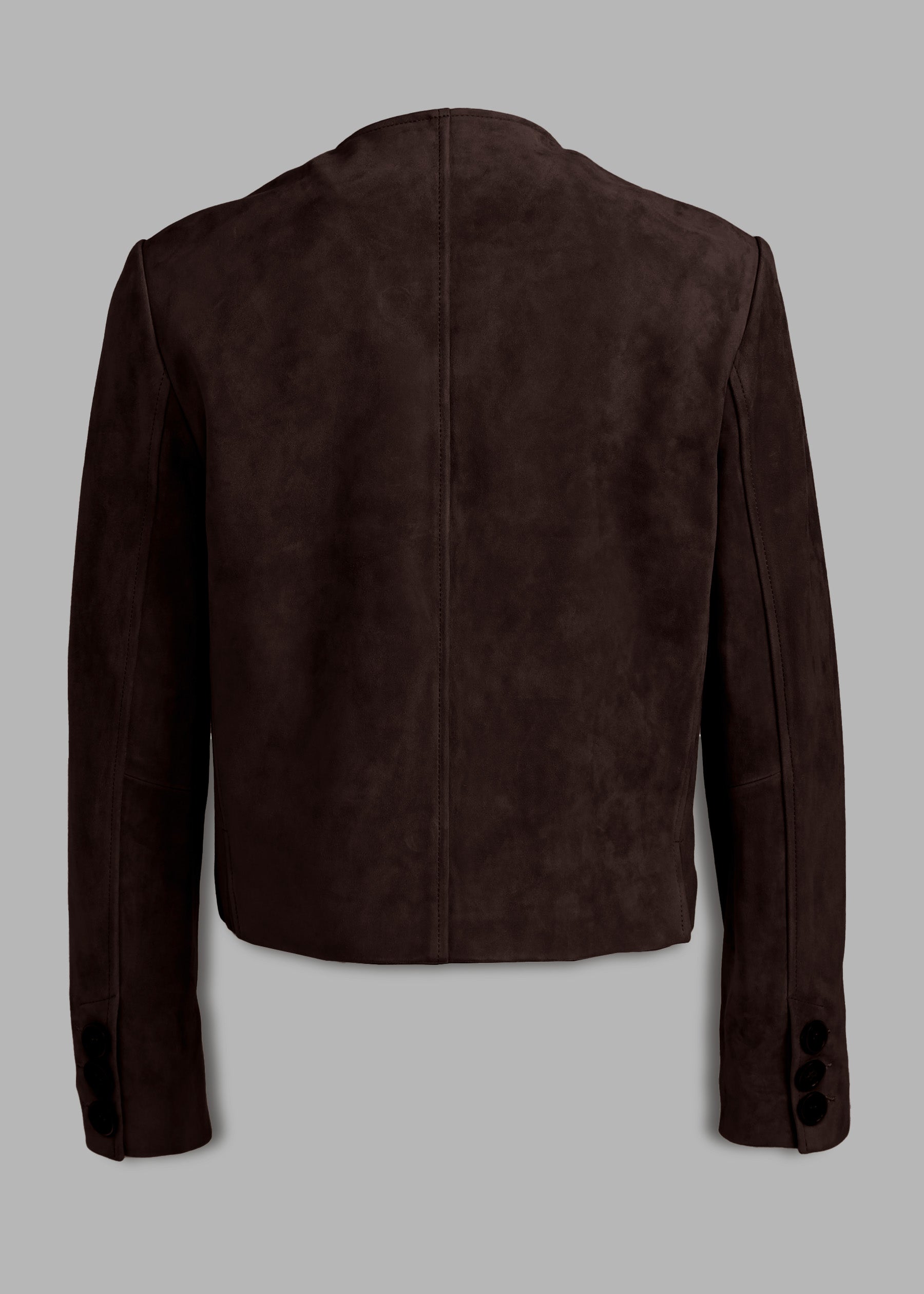 Sontuoso Suede Leather Boxy Jacket