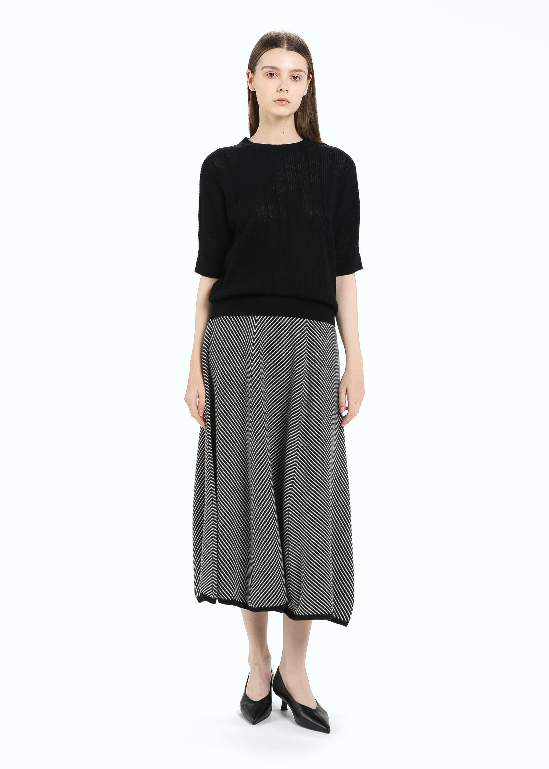 Chevron Skirt