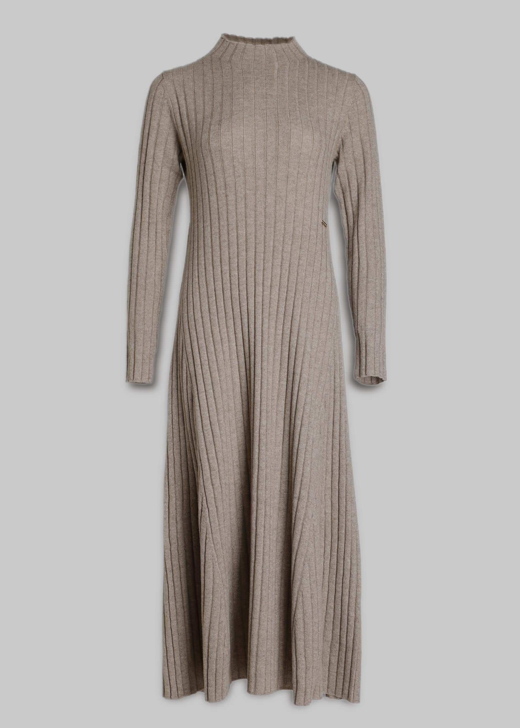 Onda Rib Knit Cashmere Dress