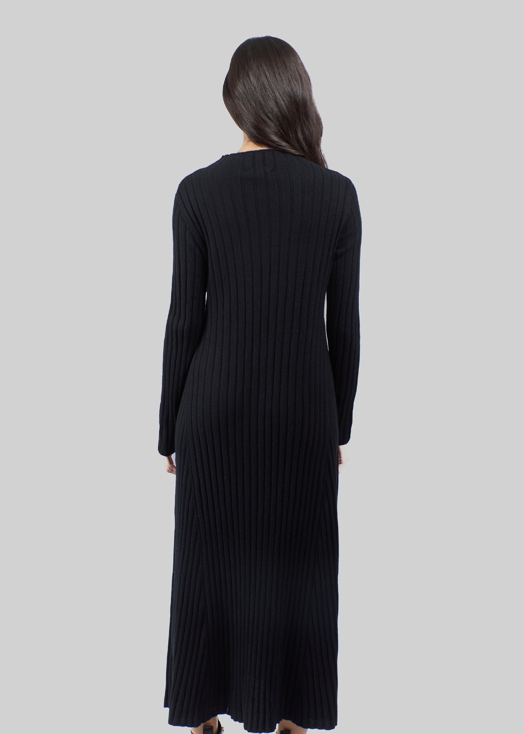 Onda Rib Knit Cashmere Dress