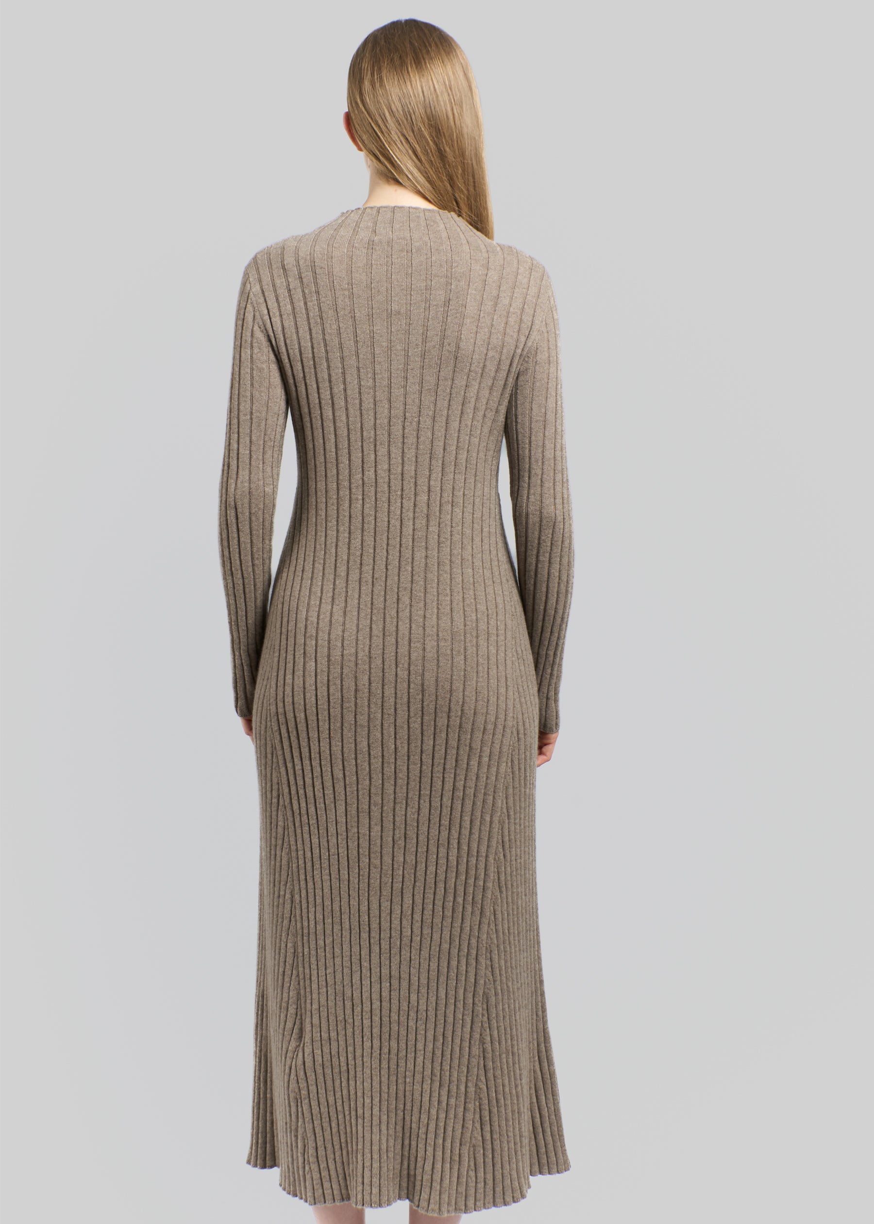 Onda Rib Knit Cashmere Dress