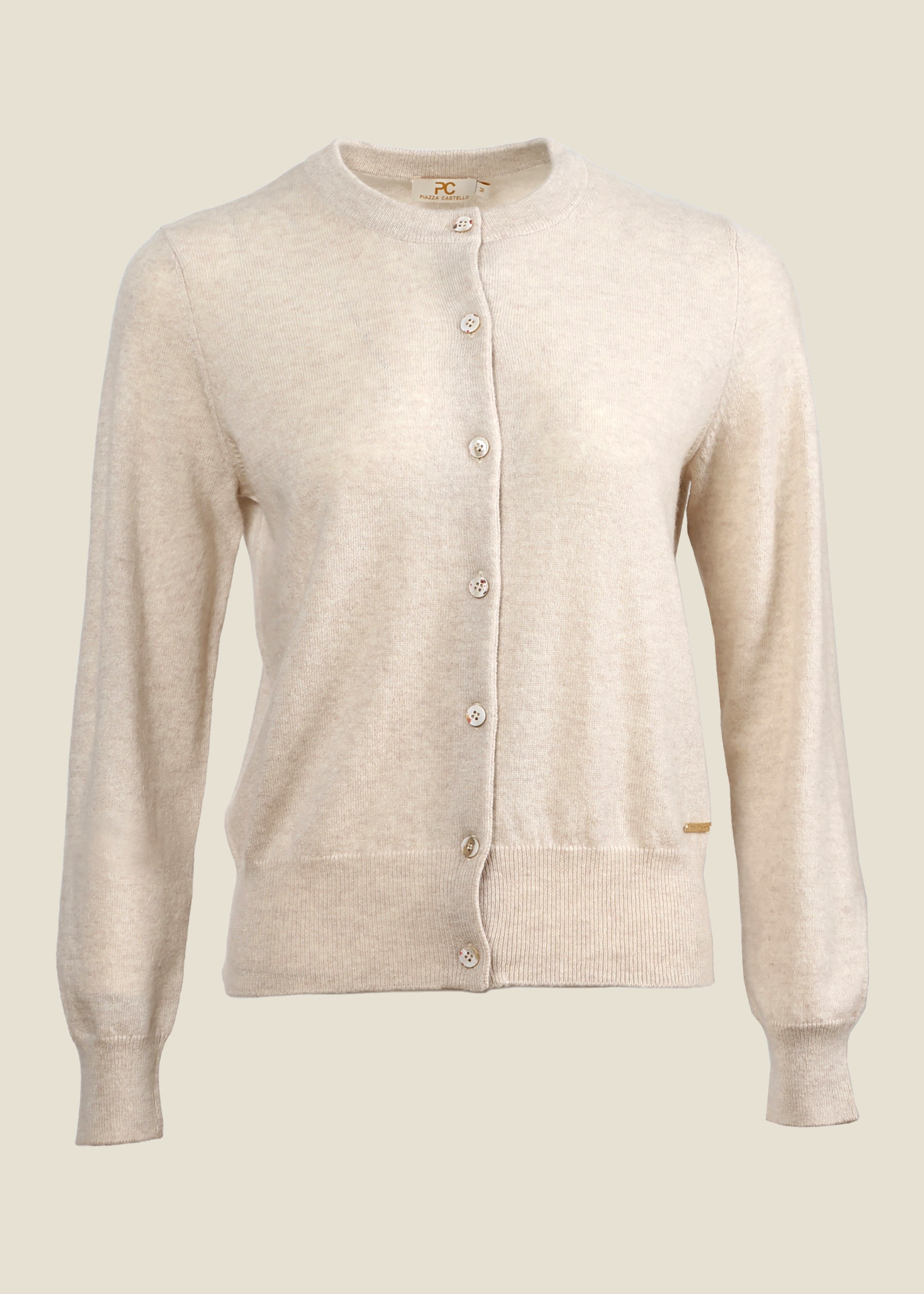 Beige cashmere 2025 cardigan womens