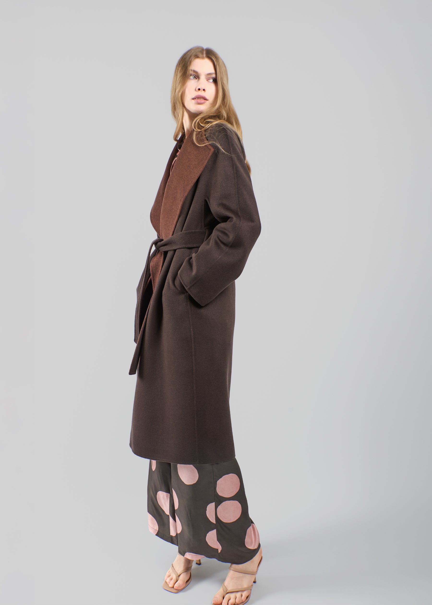 Scuro Brown Baby Cashmere Coat