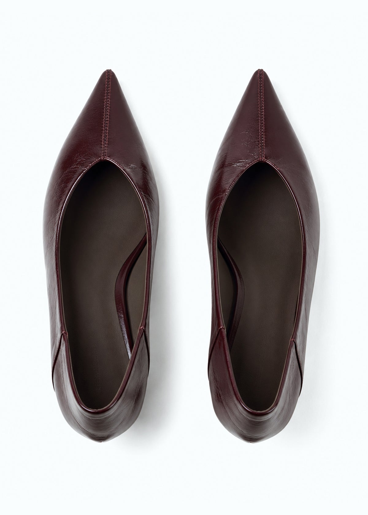 Marzara Kitten-Heel Leather Pump
