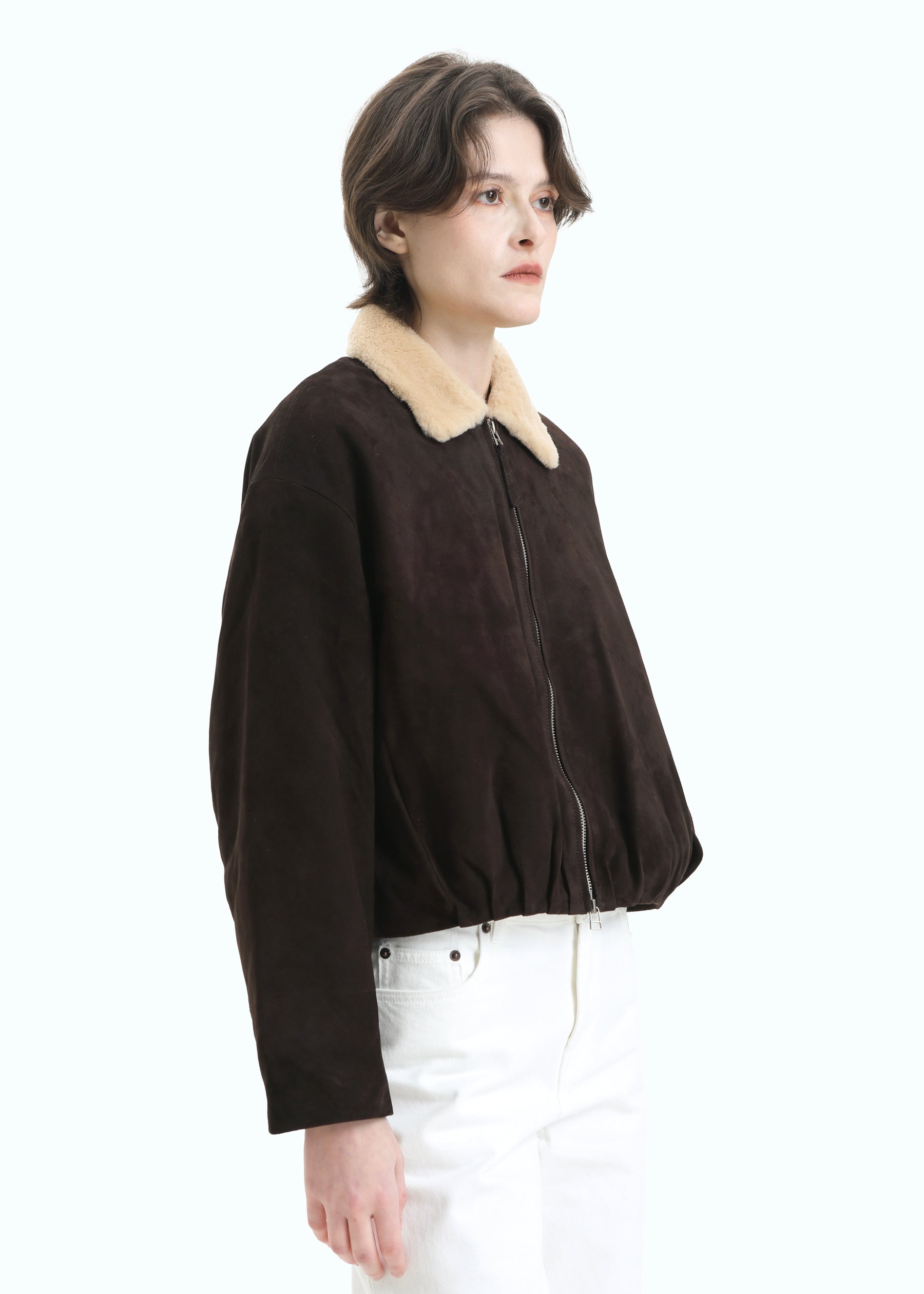 Brumale Suede Leather Jacket
