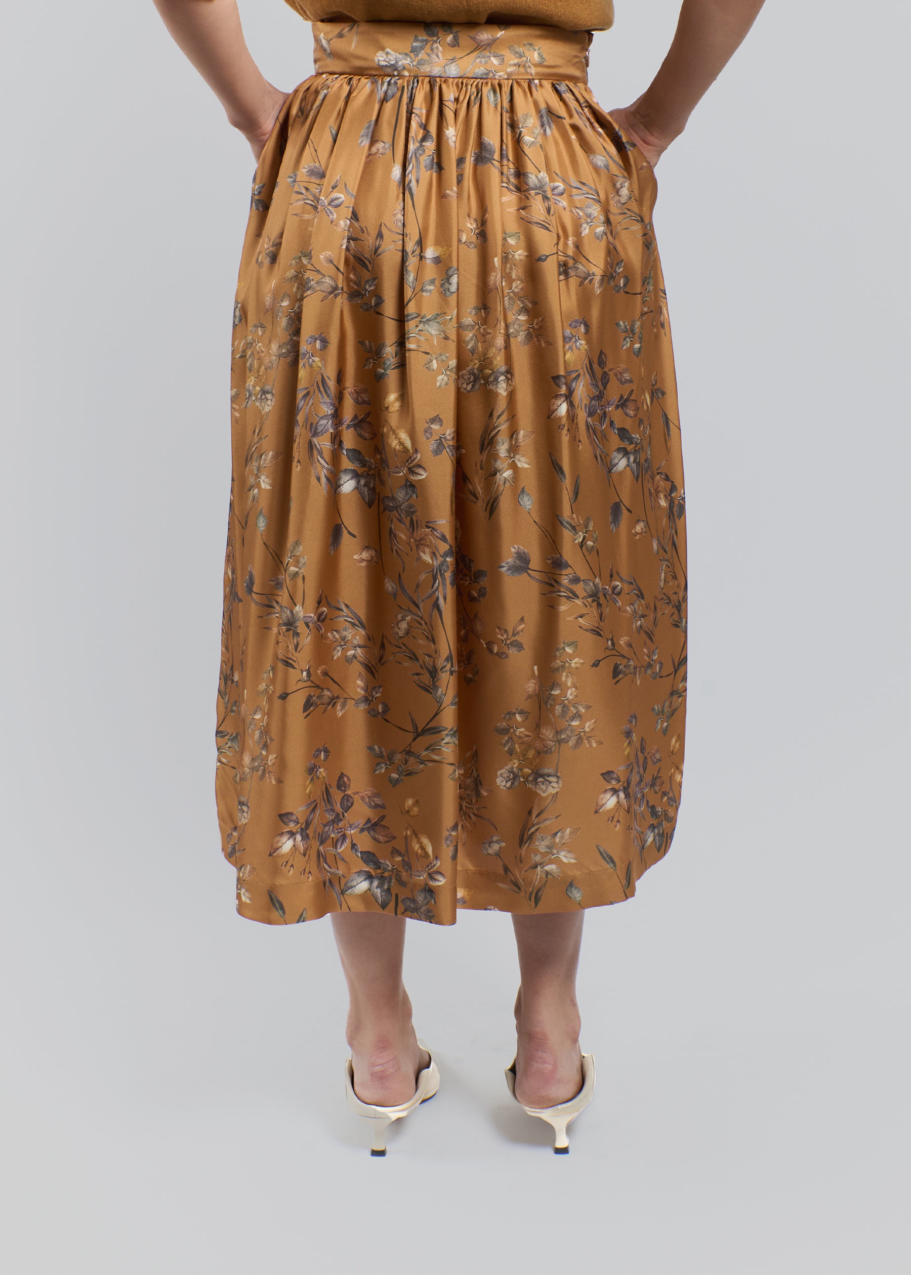 Orchidea Silk Skirt