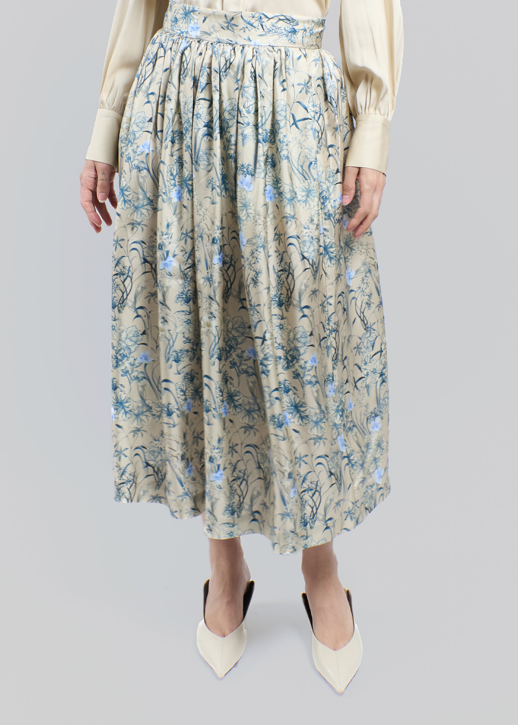 Orchidea Silk Skirt