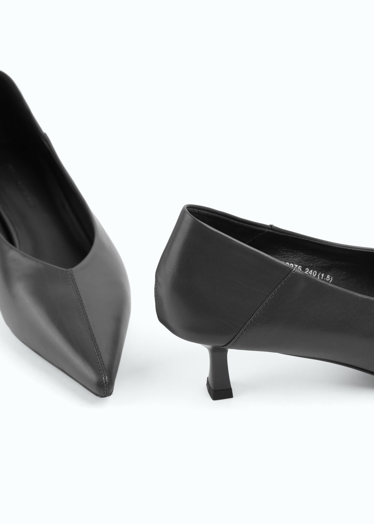 Marzara Kitten-Heel Leather Pump