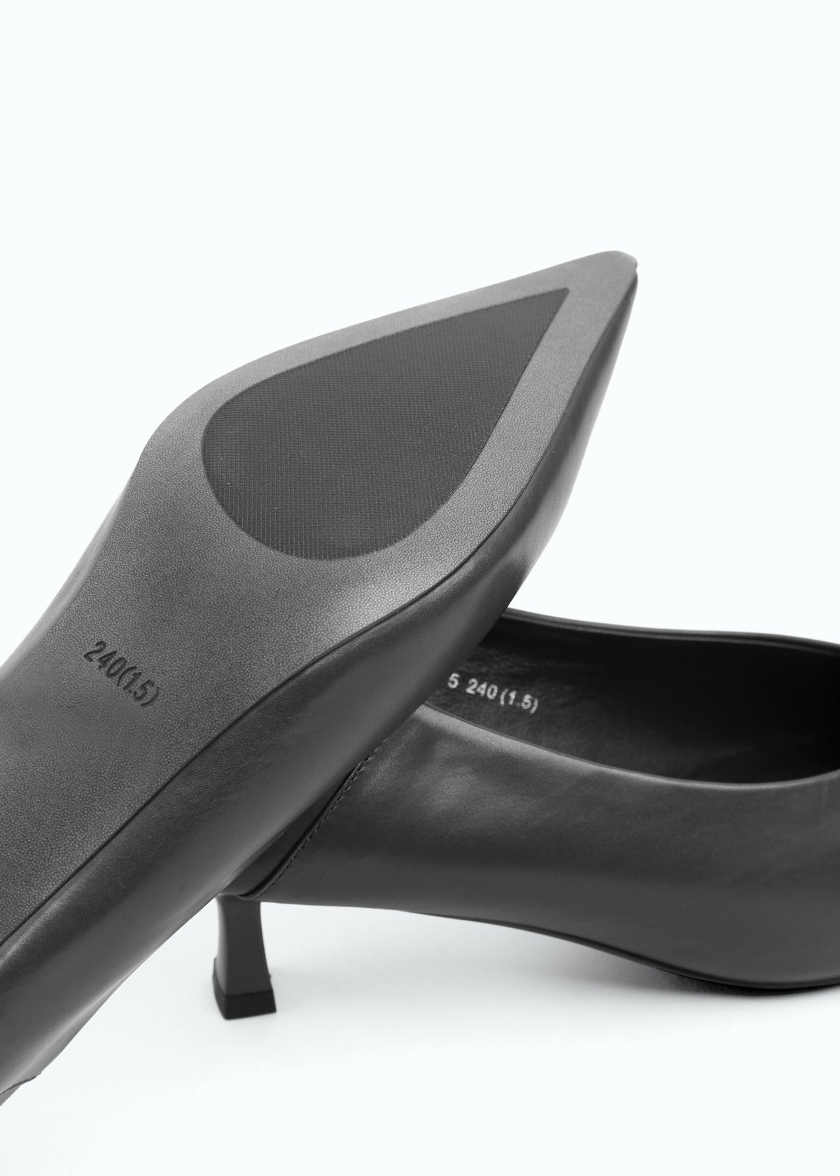 Marzara Kitten-Heel Leather Pump