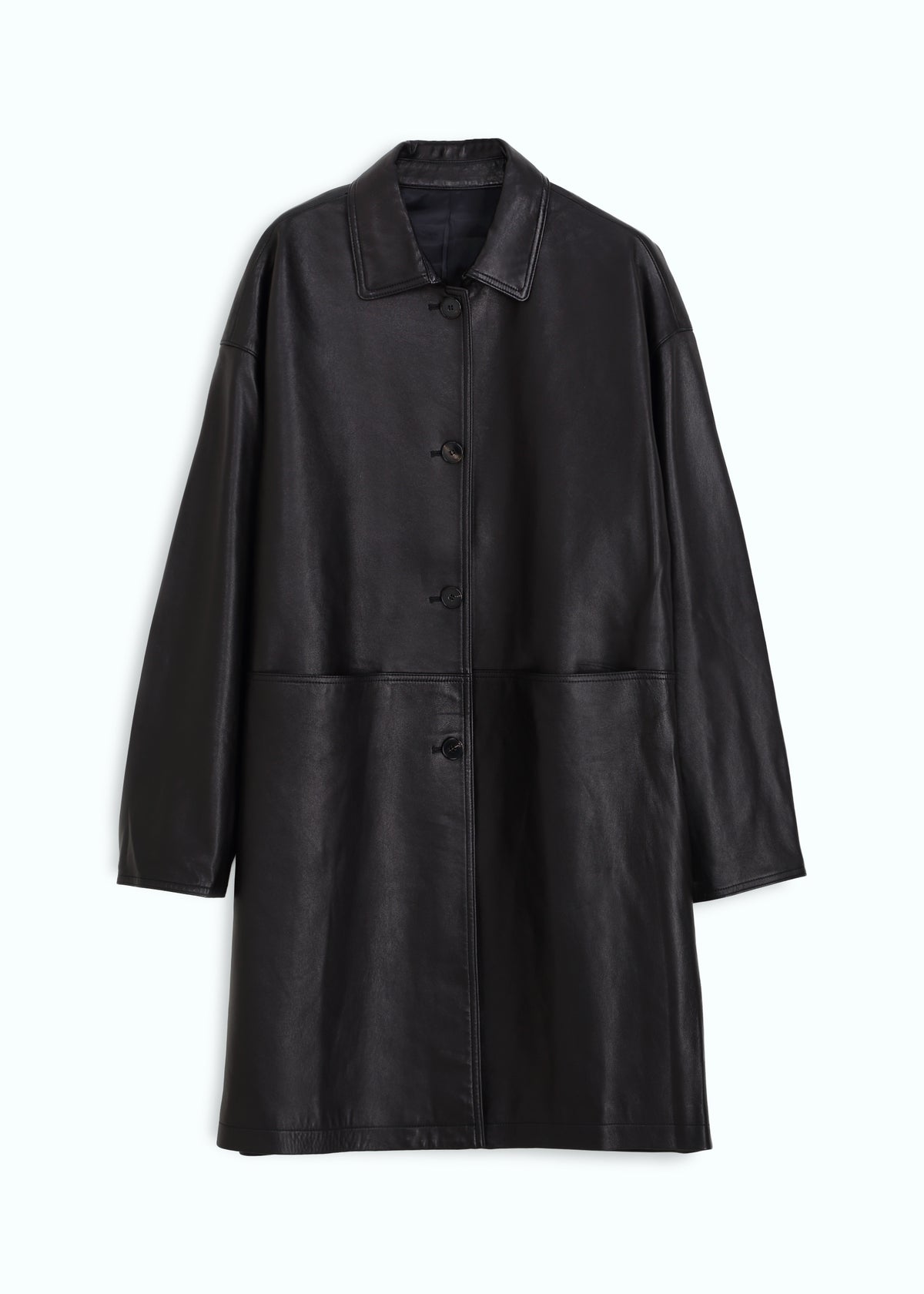 Brumale Leather Down Coat