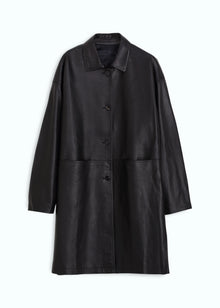 Brumale Leather Down Coat