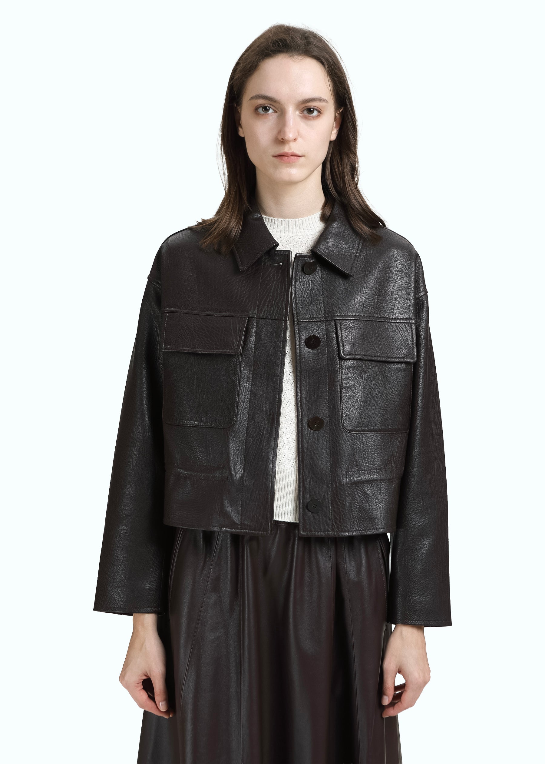 Coulisse Leather Jacket