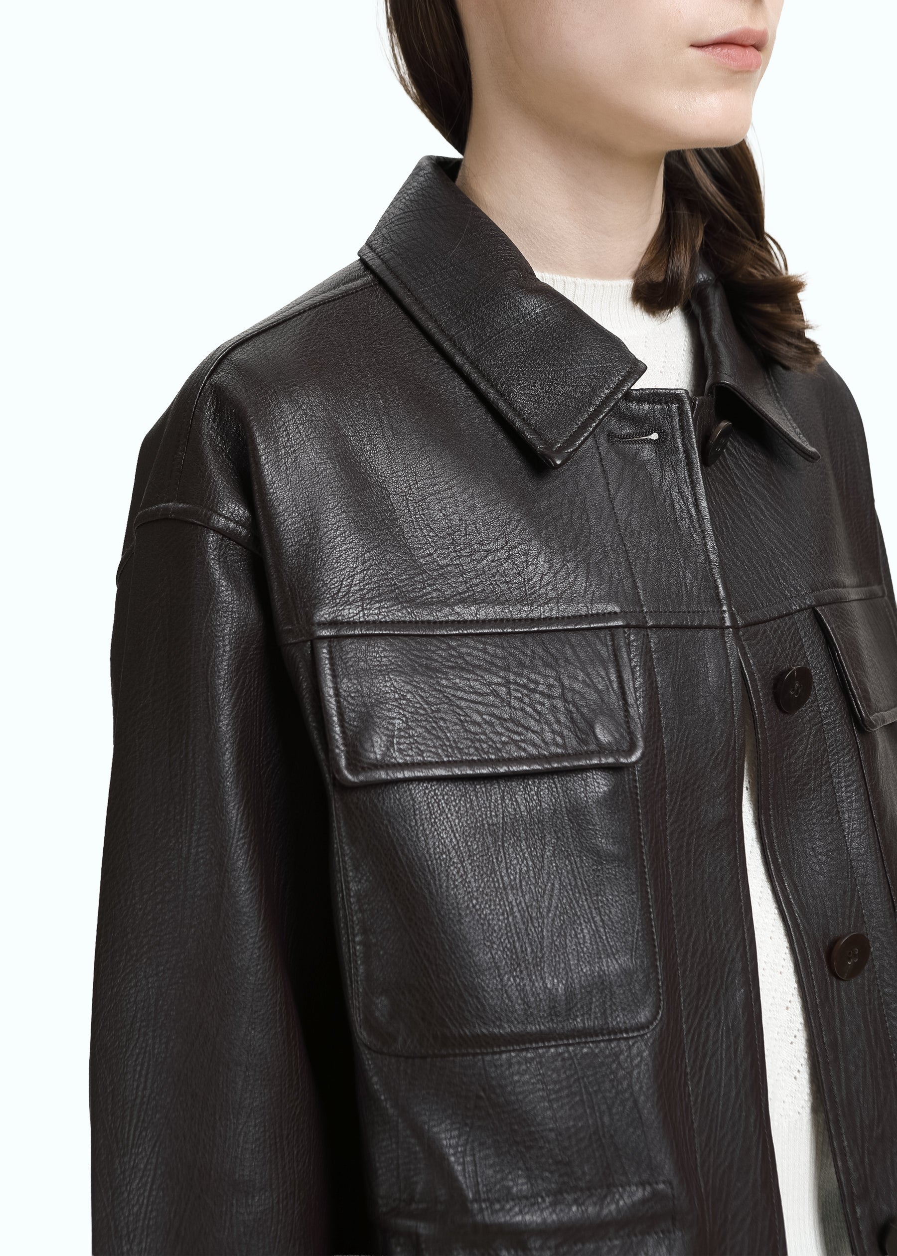 Coulisse Leather Jacket