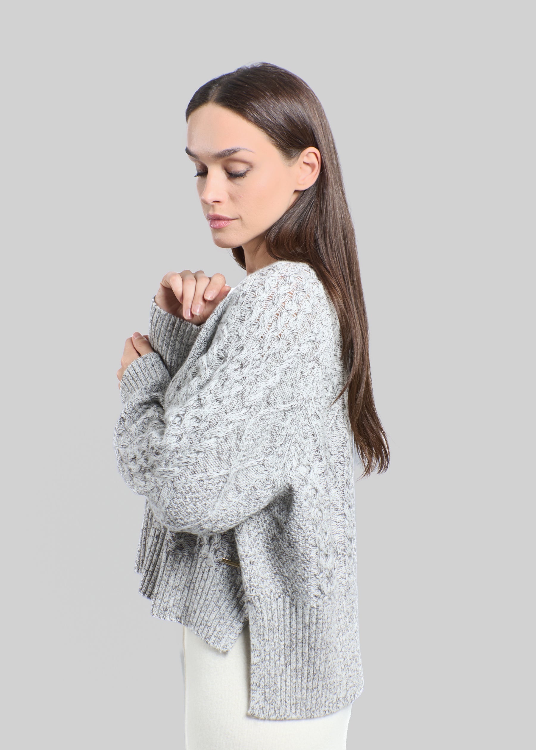 Cortina Cable Knit Cardigan