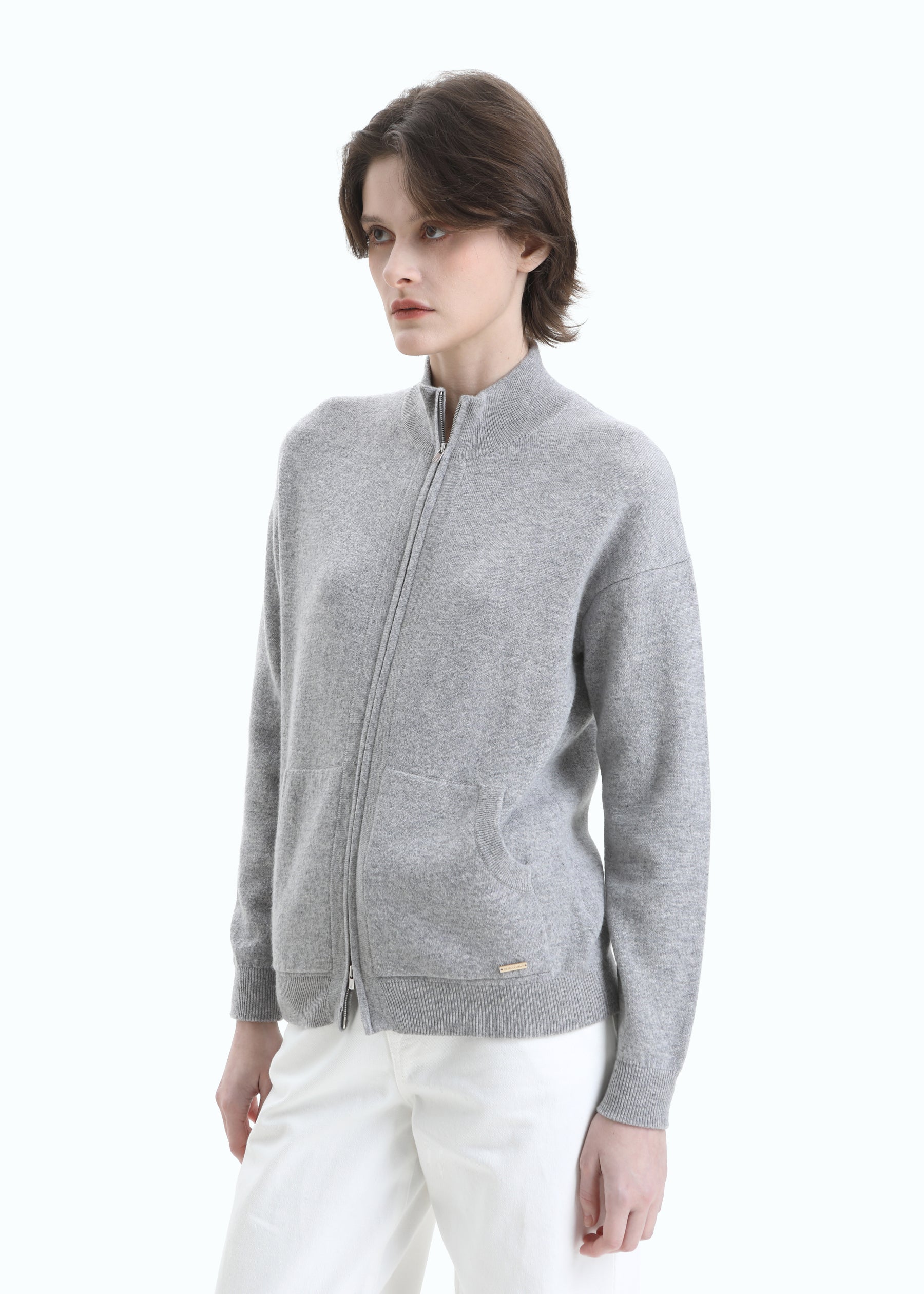 Tasca Zip Up Cardigan
