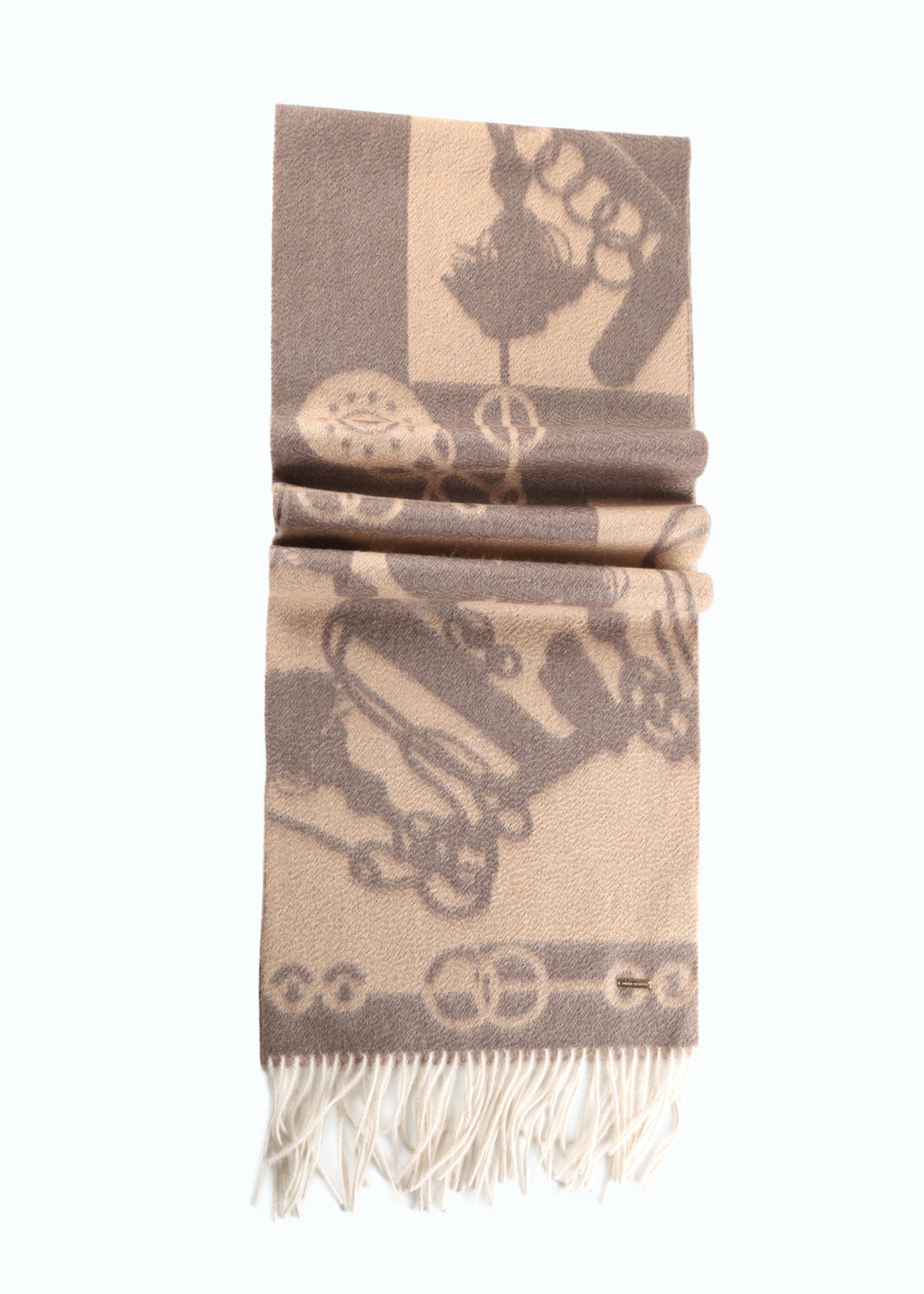 Jacquard Cashmere Scarf