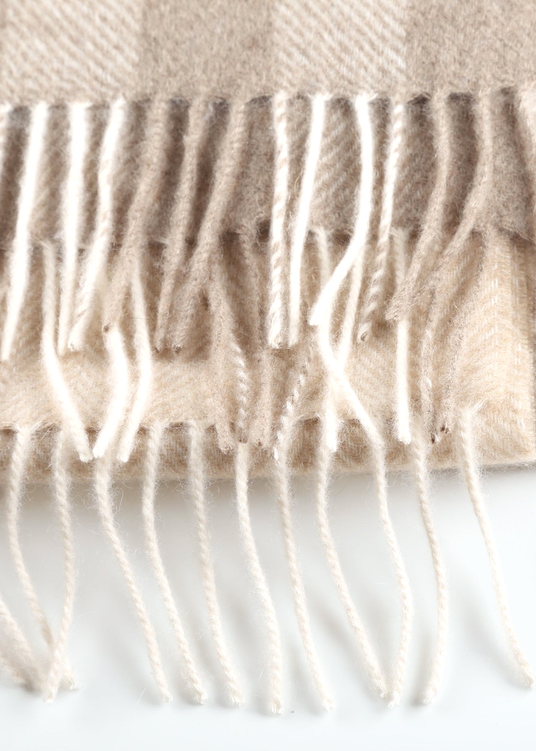 Double-Sided Plaid Shawl