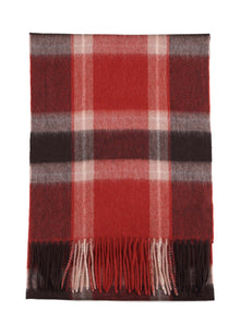 Rubino Checked Shawl