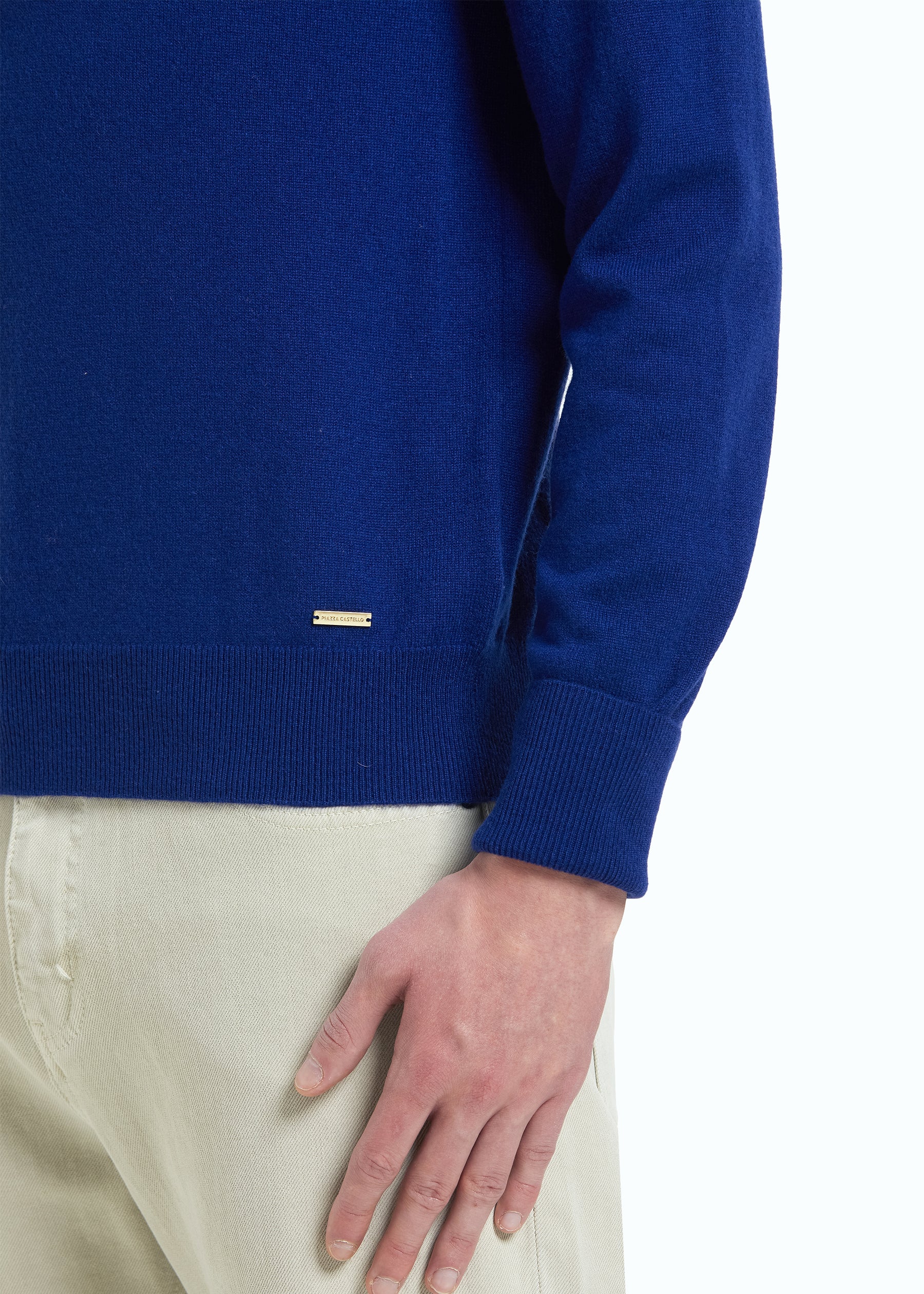 Liscio Men's Cashmere Half Zip Jumper