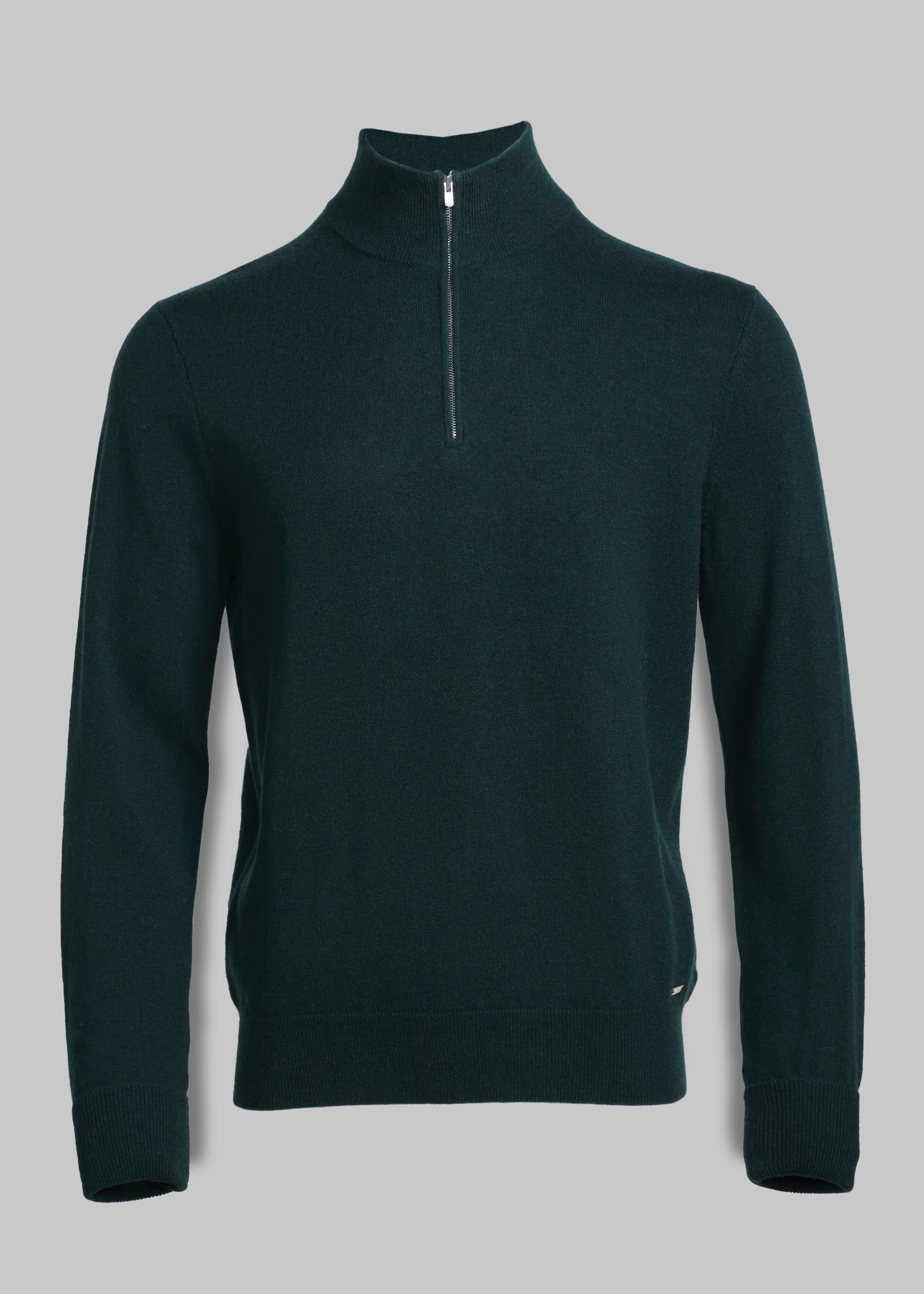 Liscio Men's Cashmere Half Zip Jumper