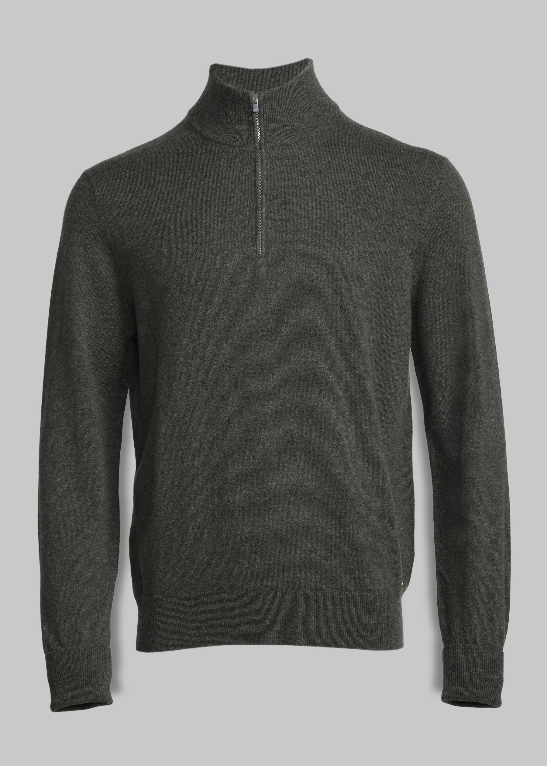 Liscio Men's Cashmere Half Zip Jumper