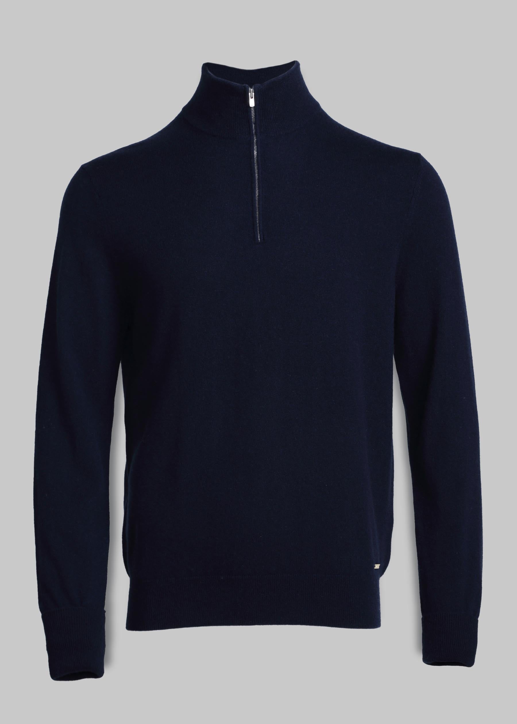 Liscio Men's Cashmere Half Zip Jumper