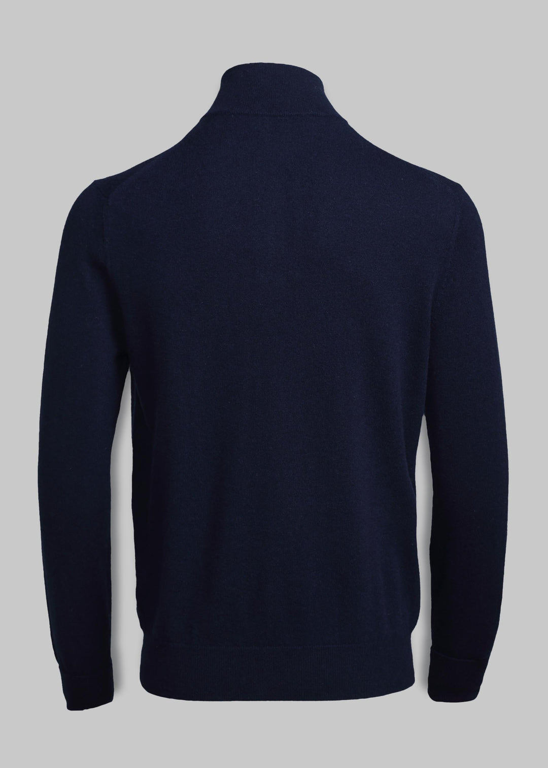 Maglione da uomo in cashmere con mezza cerniera