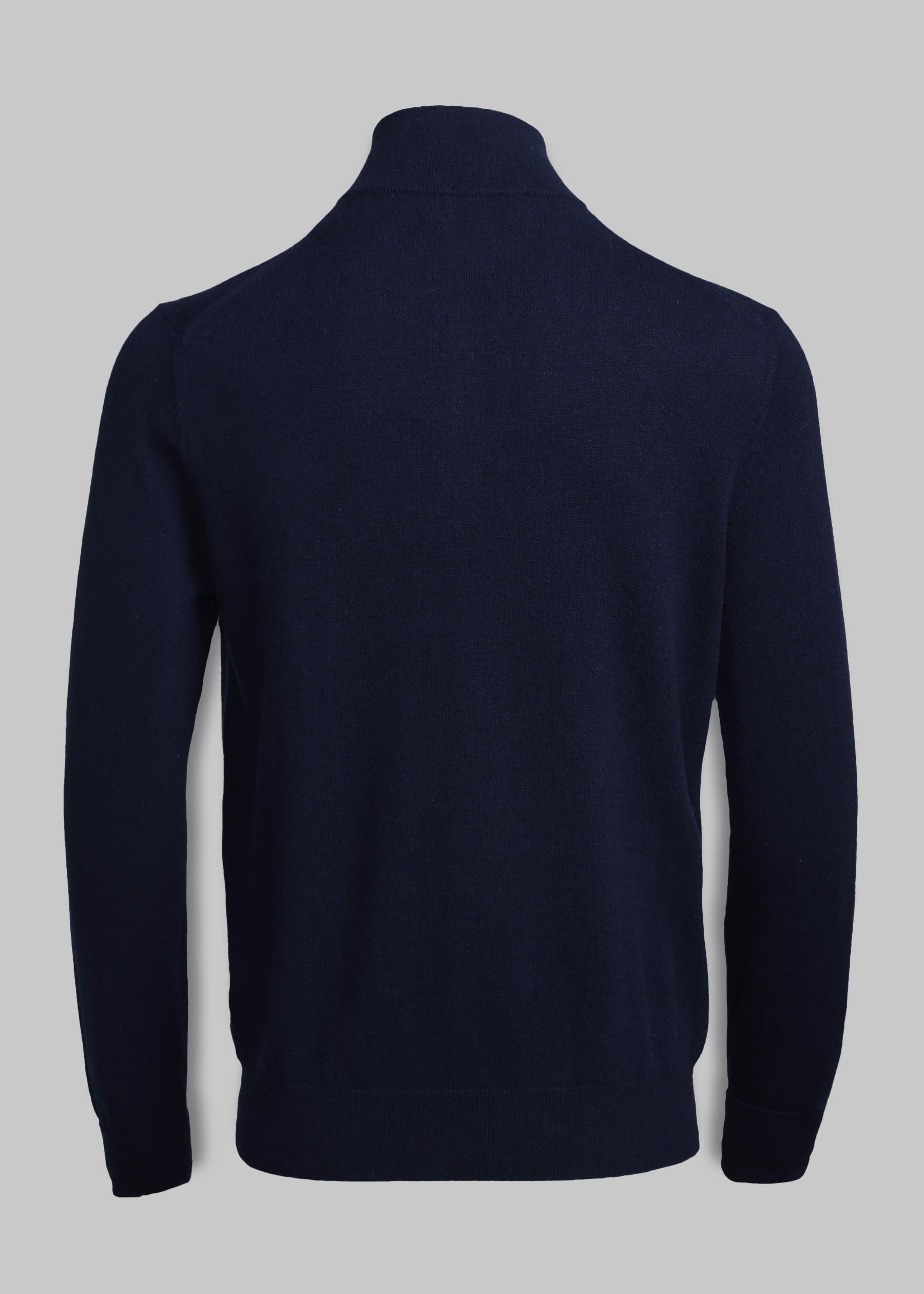 Liscio Men's Cashmere Half Zip Jumper