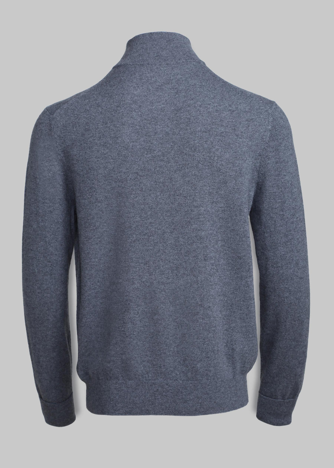 Maglione da uomo in cashmere con mezza cerniera