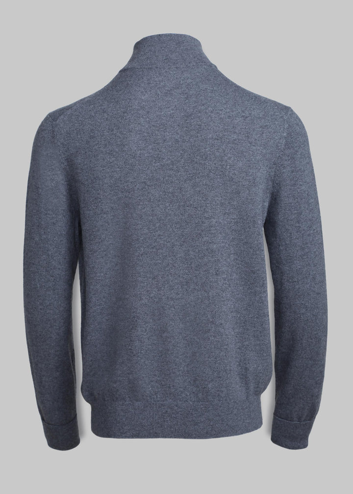 Liscio Cashmere Half Zip Jumper