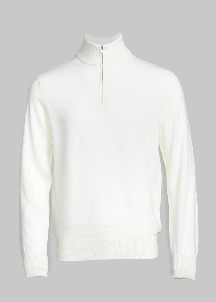 Liscio Cashmere Half Zip Jumper