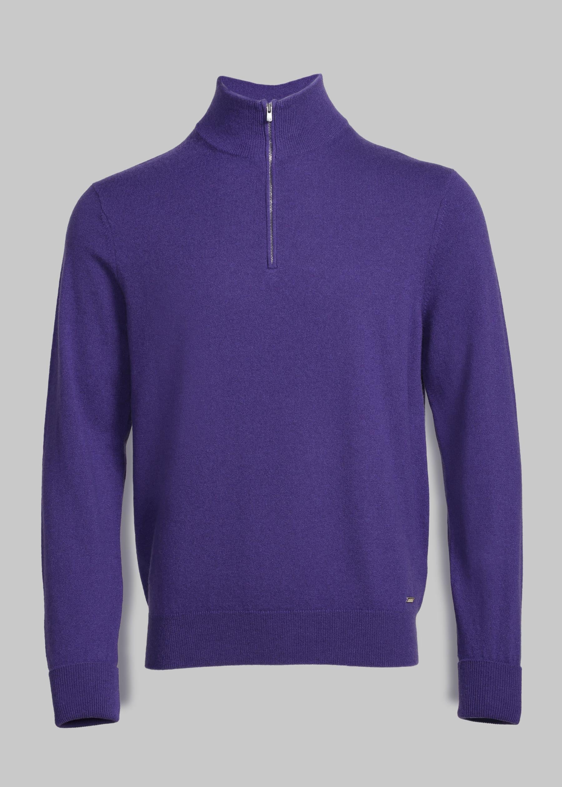 Liscio Men's Cashmere Half Zip Jumper