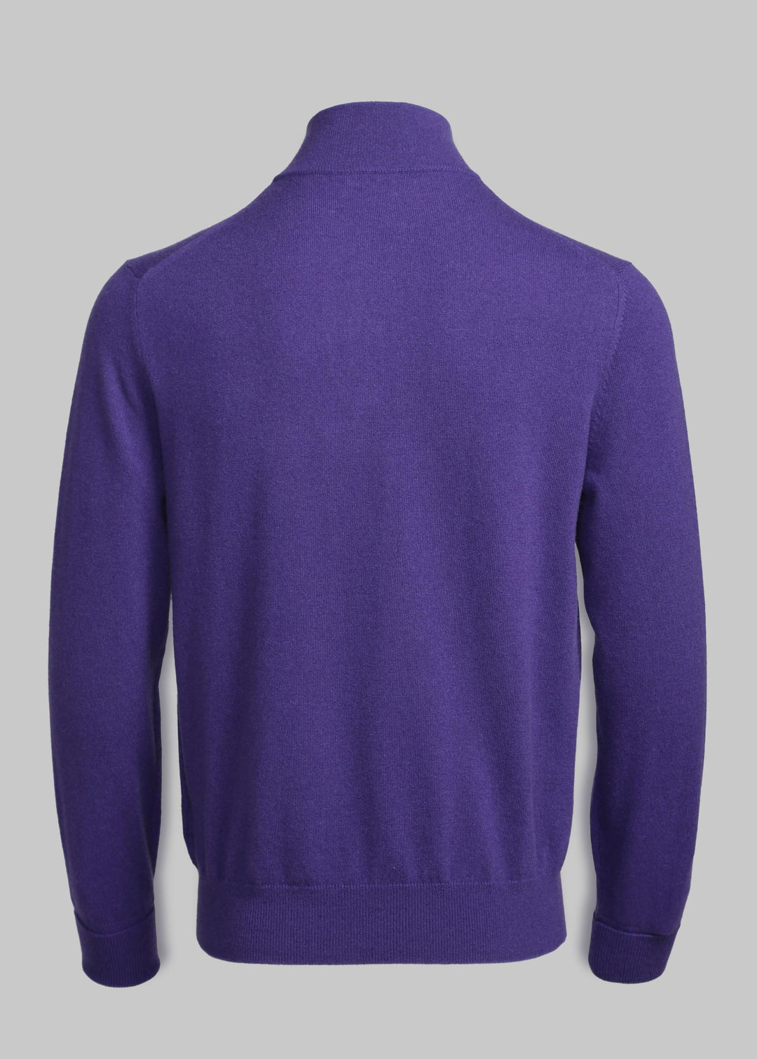 Maglione da uomo in cashmere con mezza cerniera